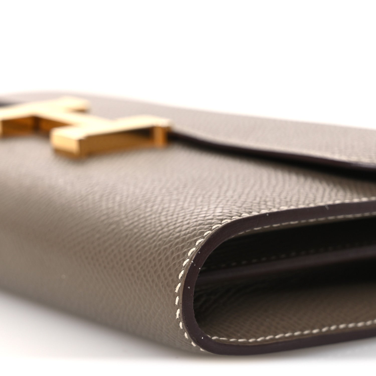 HERMES CONSTANCE TO GO WALLET ETOUPE EPSOM GOLD HARDWARE