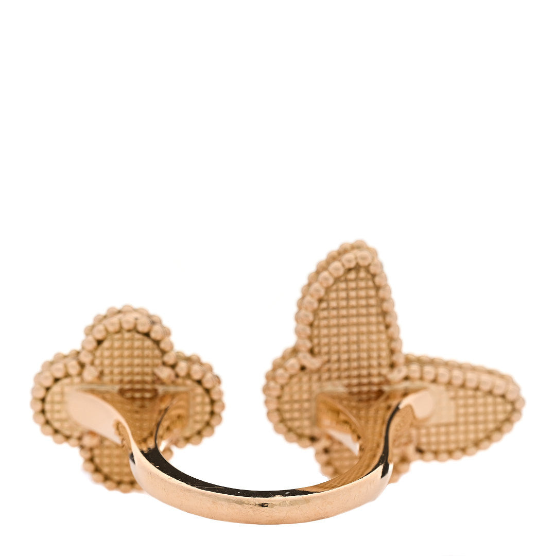 ヴァンクリーフ＆アーペル ビトゥィーンザフィンガー リング マルチカラー 18K イエローゴールド VAN CLEEF & ARPELS BETWEEN THE FINGER RING MULTICOLOR 18K YELLOW GOLD