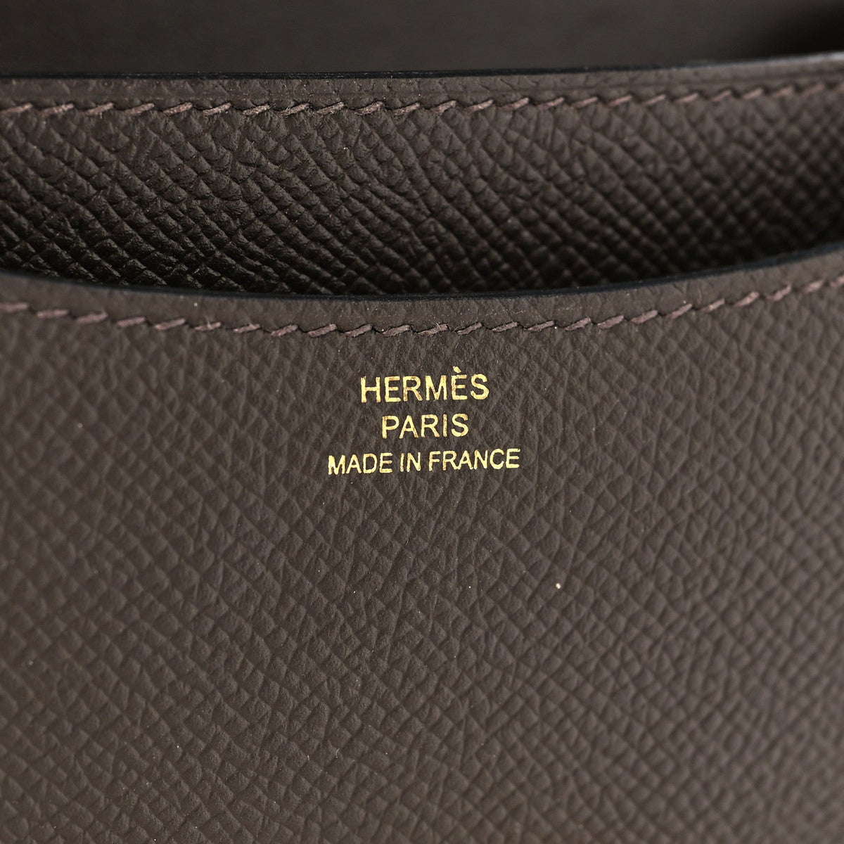エルメス ミニコンスタンス 18 Ebene エプソン ゴールド金具 HERMES MINI CONSTANCE 18 EBENE EPSOM GOLD HARDWARE