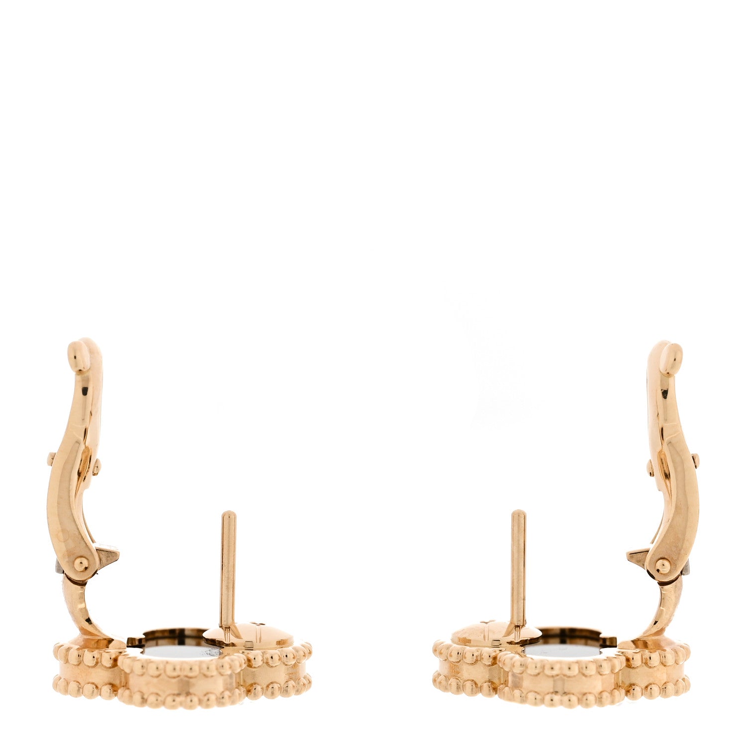 ヴァンクリーフ＆アーペル ヴィンテージアルハンブラ ピアス ブラックオニキス 18K イエローゴールド VAN CLEEF & ARPELS VINTAGE ALHAMBRA EARRINGS BLACK ONYX 18K YELLOW GOLD