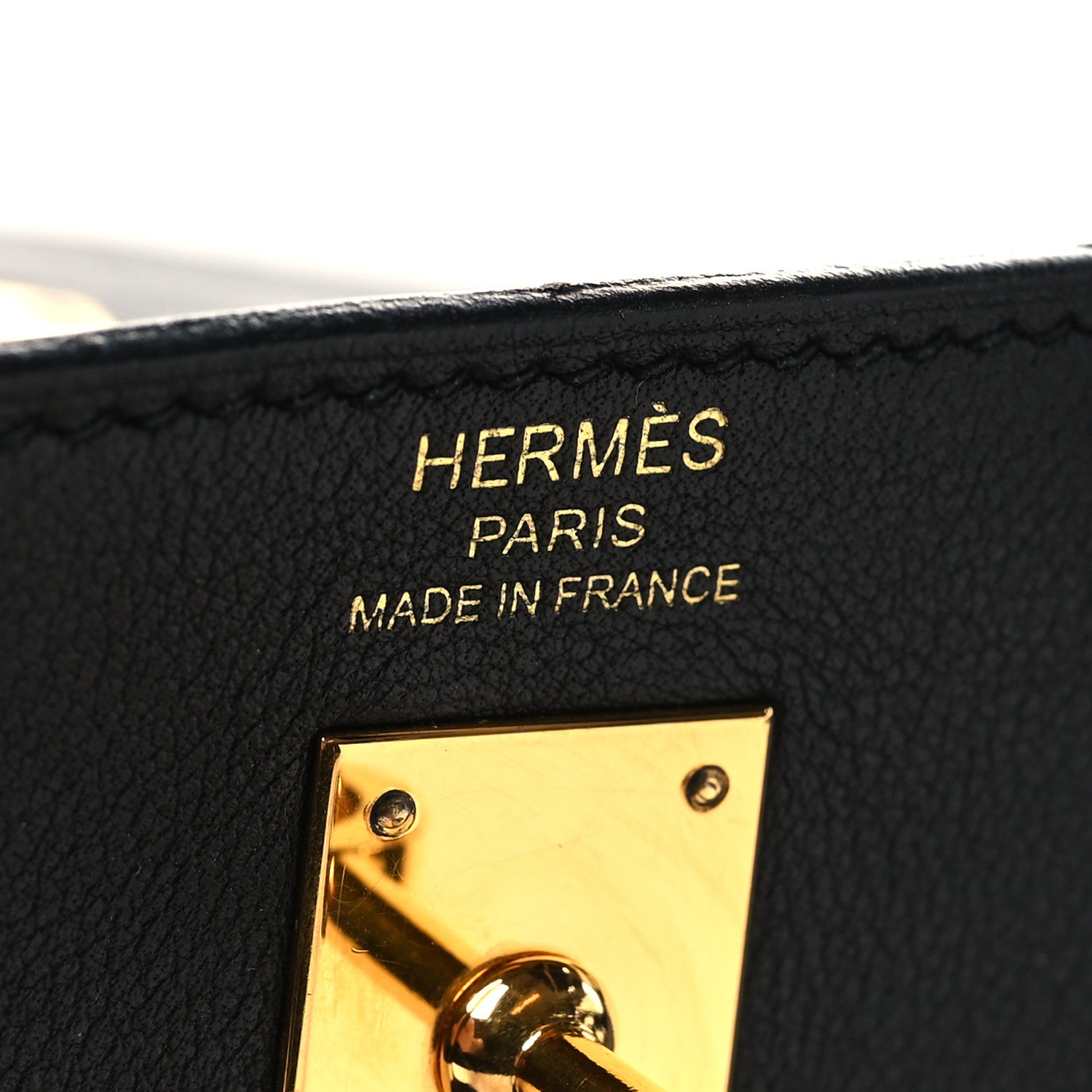 エルメス ケリー 25 内縫い Black スイフト ゴールド金具 HERMES KELLY