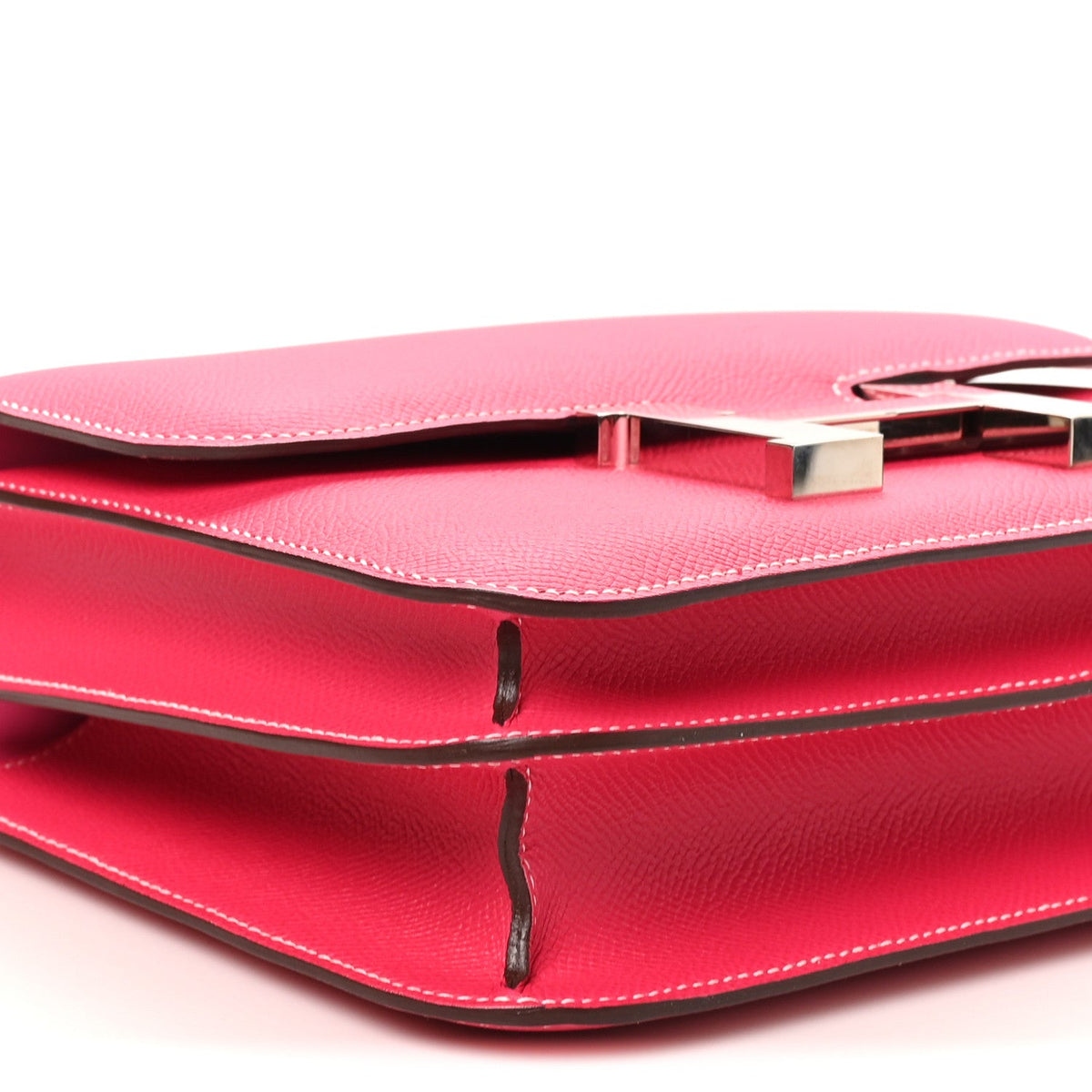 Hermès Constance 24 Rose Tyrien Epsom Silver Hardware