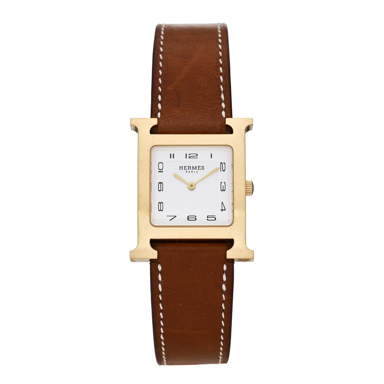 エルメス Hウォッチ 26mm ステンレス Gold エプソン