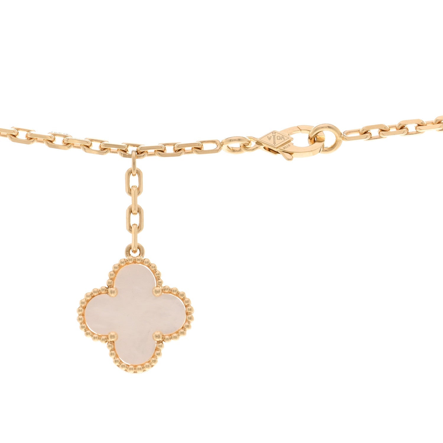 ヴァンクリーフ＆アーペル マジックアルハンブラ 6モチーフ ネックレス マルチカラー 18K イエローゴールド VAN CLEEF & ARPELS MAGIC ALHAMBRA 6 MOTIFS NECKLACE MULTICOLOR 18K YELLOW GOLD