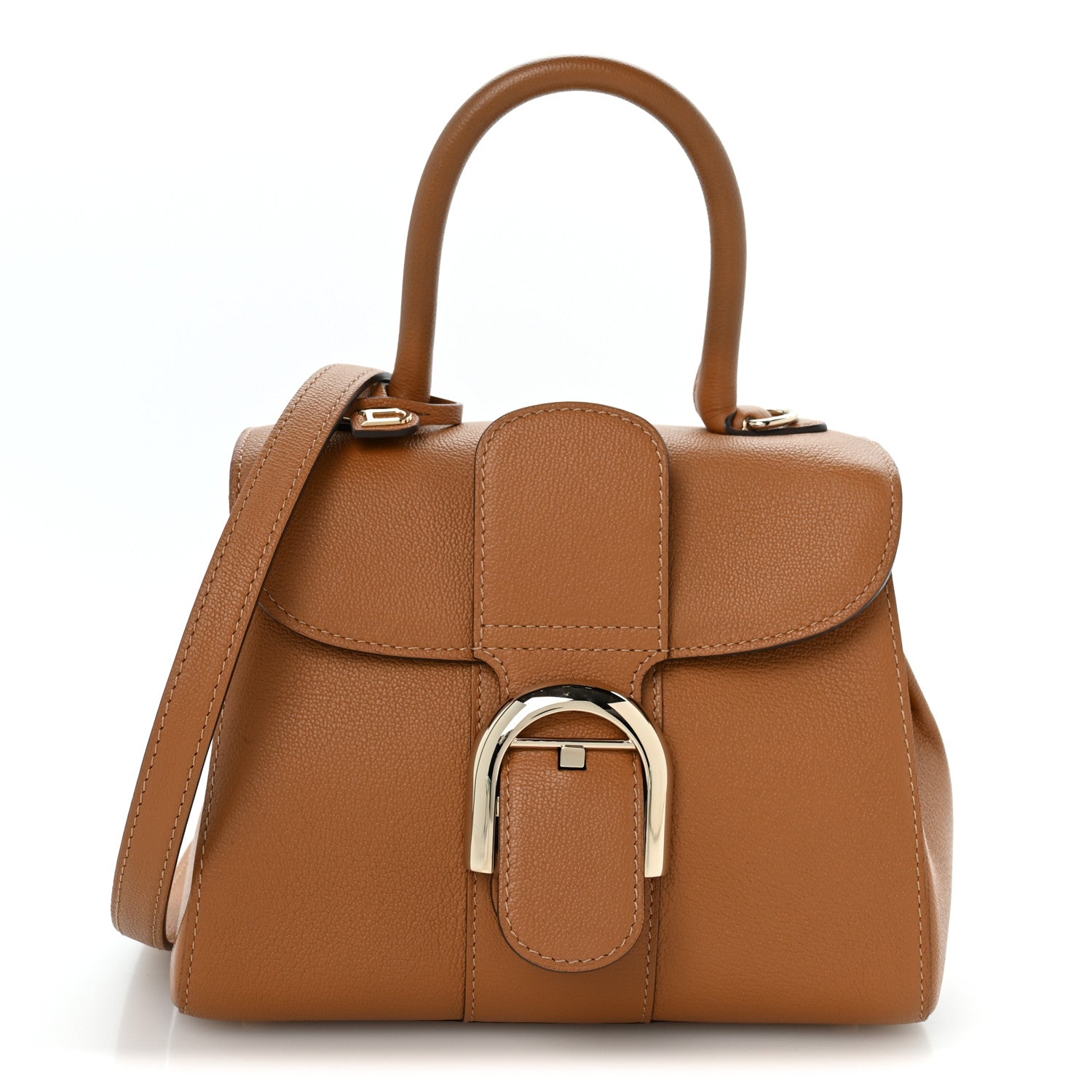 デルヴォー ブリヨン ミニ ショルダーバッグ Natural グレインドカーフスキン ゴールド金具 DELVAUX BRILLANT MINI SHOULDER BAG NATURAL GRAINED CALFSKIN GOLD HARDWARE