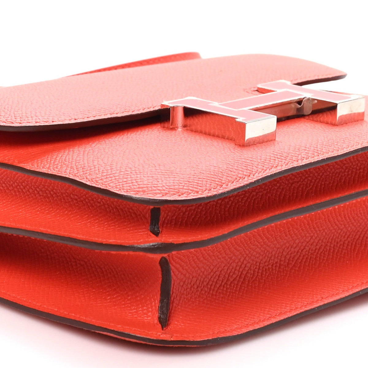 エルメス ミニコンスタンス 18 Capucine Sanguine エプソン エナメル金具 HERMES MINI CONSTANCE 18 CAPUCINE SANGUINE EPSOM