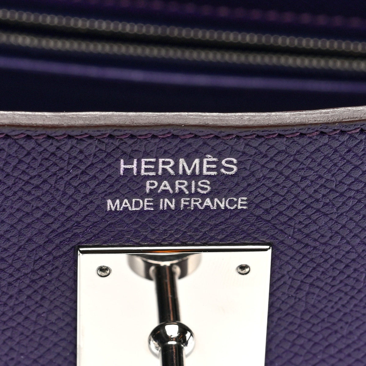 エルメス ケリー 35 外縫い Iris エプソン シルバー金具 HERMES KELLY 35 SELLIER IRIS EPSOM SILVER HARDWARE