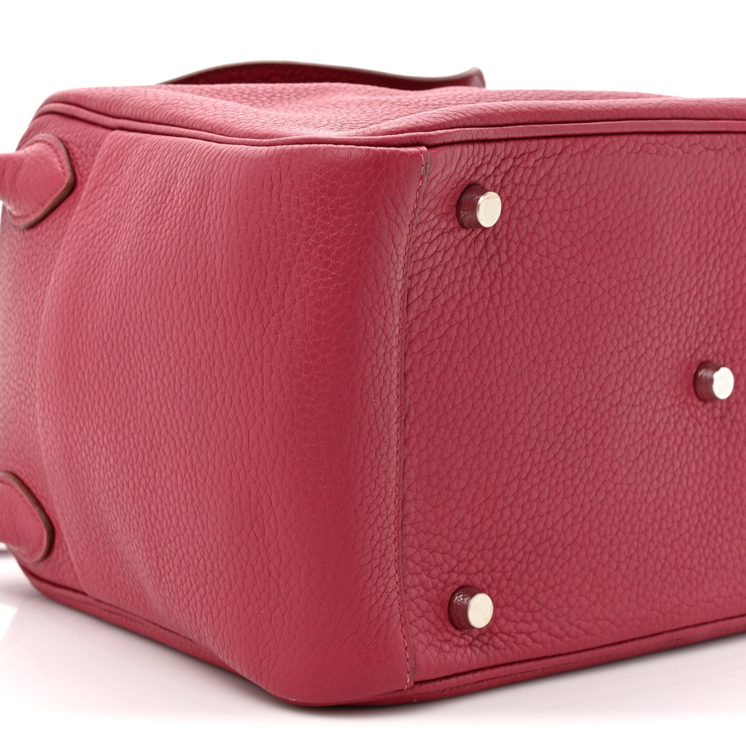HERMES LINDY 30 RUBIS TAURILLON CLEMENCE SILVER HARDWARE