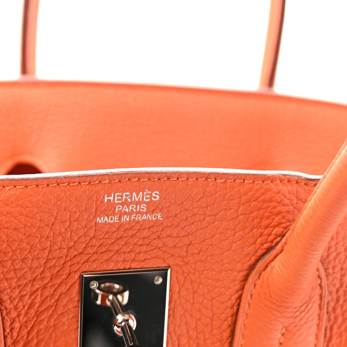 エルメス バーキン 35 Orange トゴ シルバー金具 HERMES BIRKIN 35 ORANGE TOGO SILVER HARDWARE