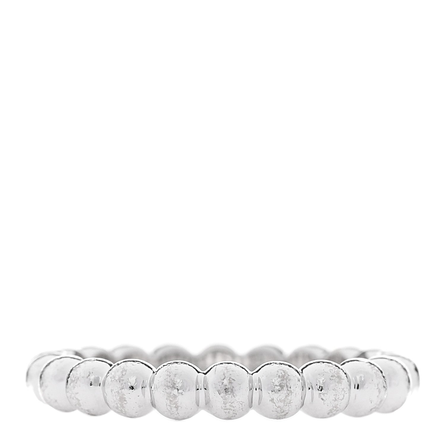 ヴァンクリーフ＆アーペル ミディアム ペルレ リング 18K ホワイトゴールド VAN CLEEF & ARPELS MEDIUM PERLÉE RING 18K WHITE GOLD