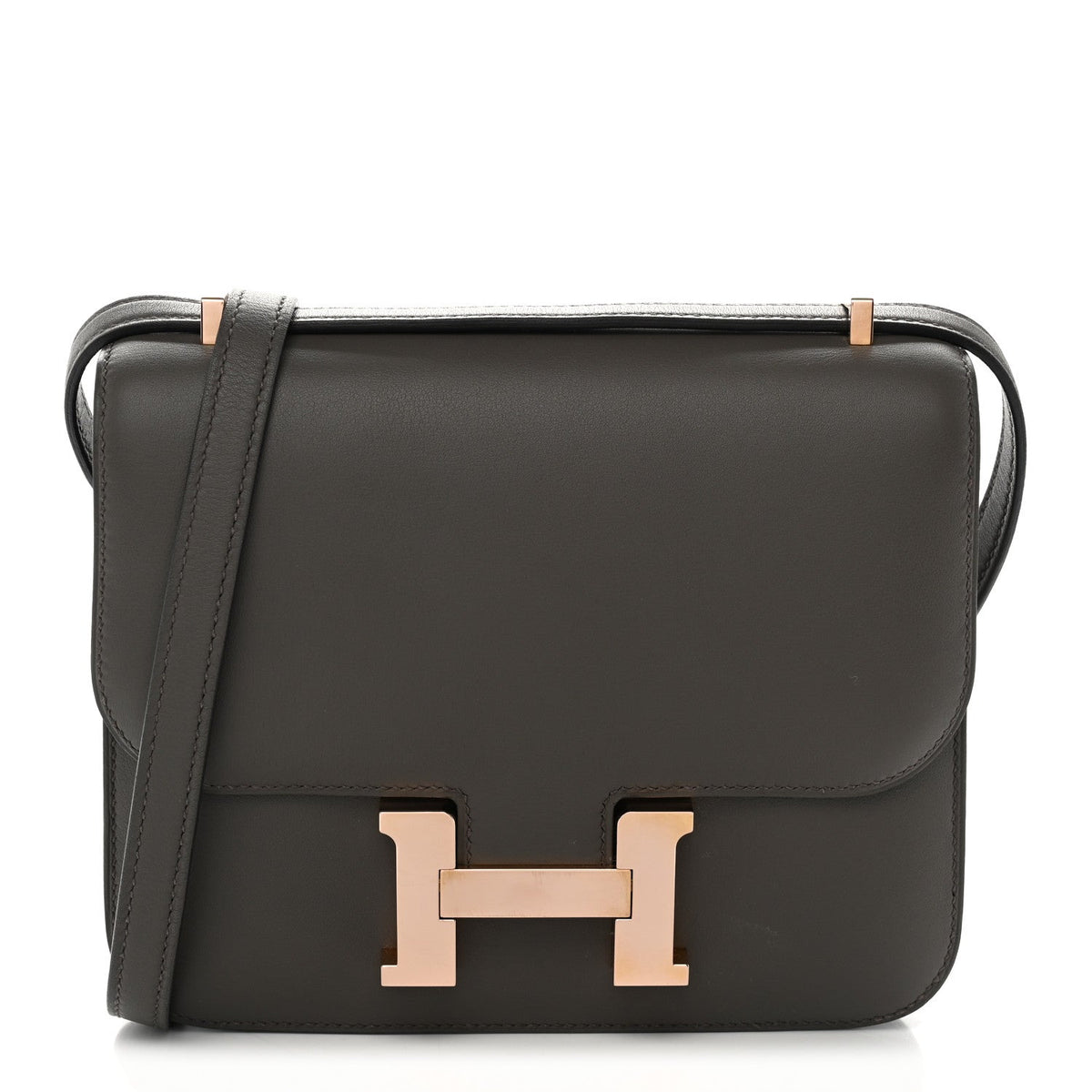 エルメス ミニコンスタンス 18 Gris Etain スイフト ゴールド金具 HERMES MINI CONSTANCE 18 GRIS ETAIN SWIFT GOLD HARDWARE