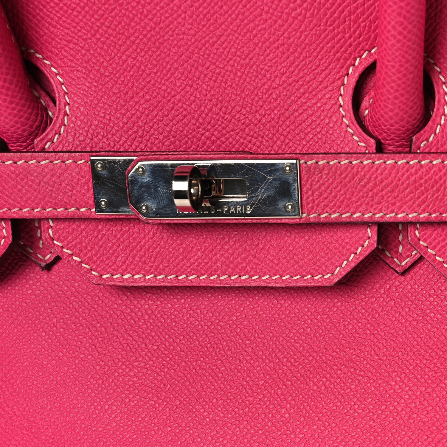 エルメス バーキン 35 Rose Tyrien Tosca エプソン シルバー金具 HERMES BIRKIN 35 ROSE TYRIEN TOSCA EPSOM SILVER HARDWARE