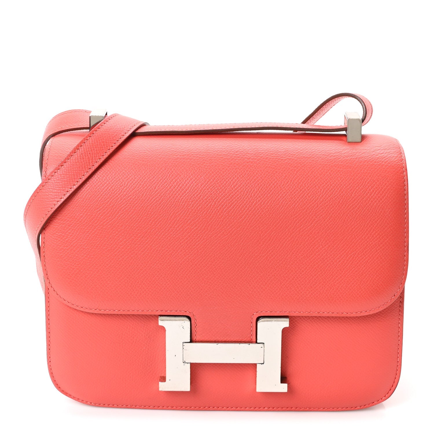 エルメス  コンスタンス 24 Rose Jaipur エプソン シルバー金具 HERMES CONSTANCE 24 ROSE JAIPUR EPSOM SILVER HARDWARE