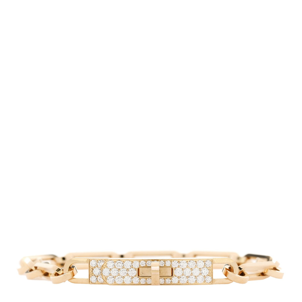 エルメス ケリー ブレスレット 18K イエローゴールド ダイヤモンド HERMES KELLY BRACELET 18K YELLOW GOLD DIAMOND