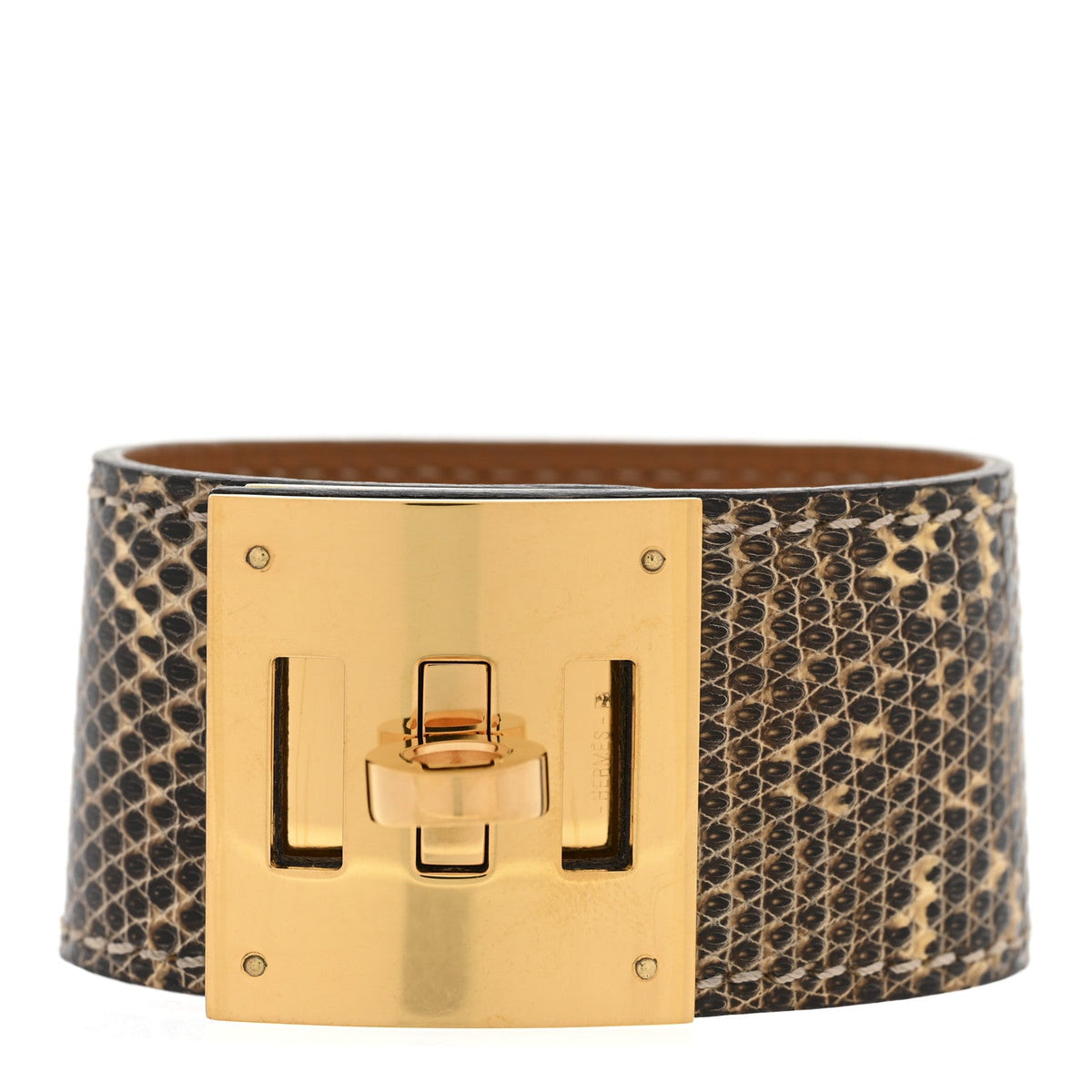 エルメス ケリー ドッグ ブレスレット リザード T3 Ombre HERMES KELLY DOG BRACELET LIZARD T3 OMBRE