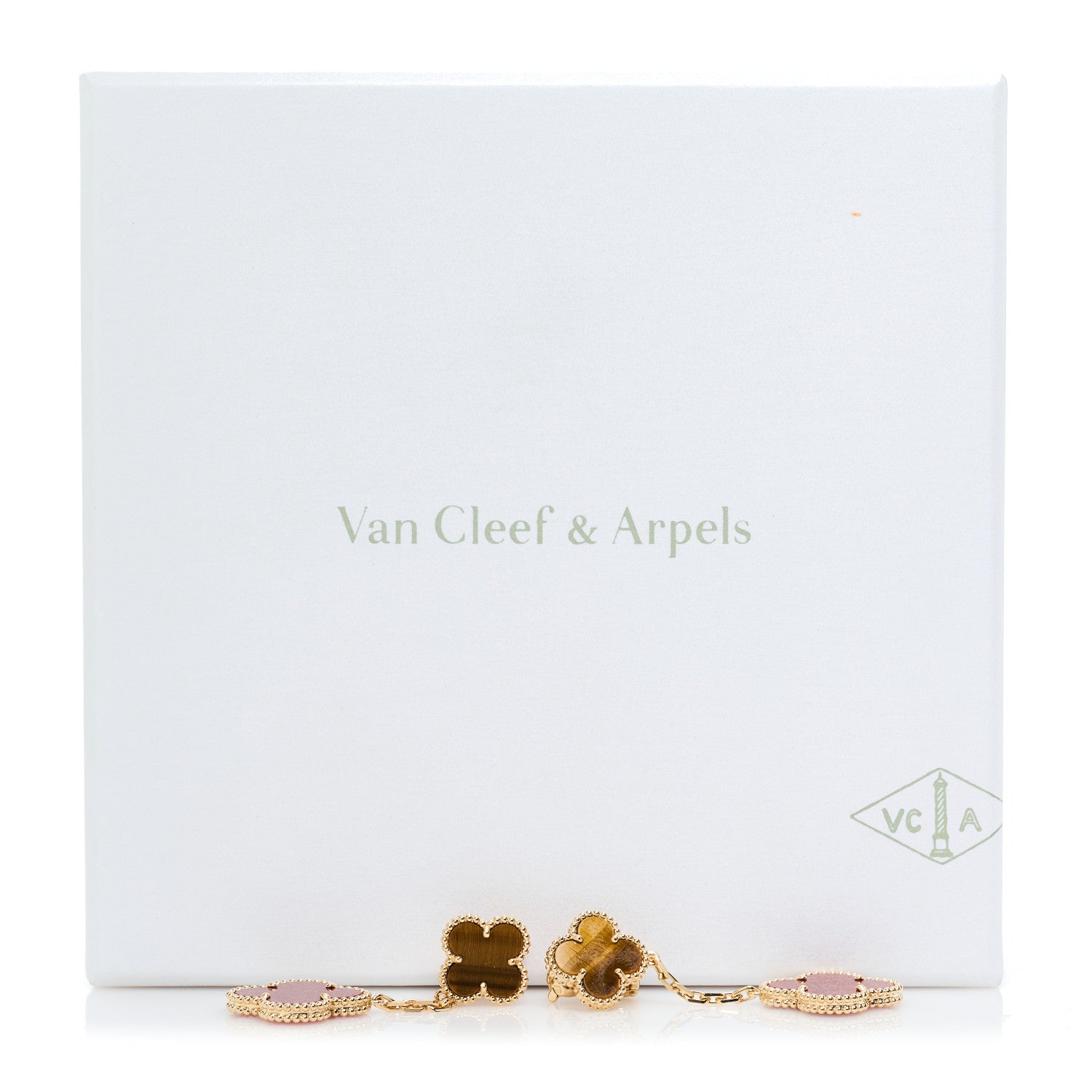 ヴァンクリーフ＆アーペル マジックアルハンブラ 2モチーフ ピアス マルチカラー 18K イエローゴールド VAN CLEEF & ARPELS MAGIC ALHAMBRA 2 MOTIFS EARRINGS MULTICOLOR 18K YELLOW GOLD