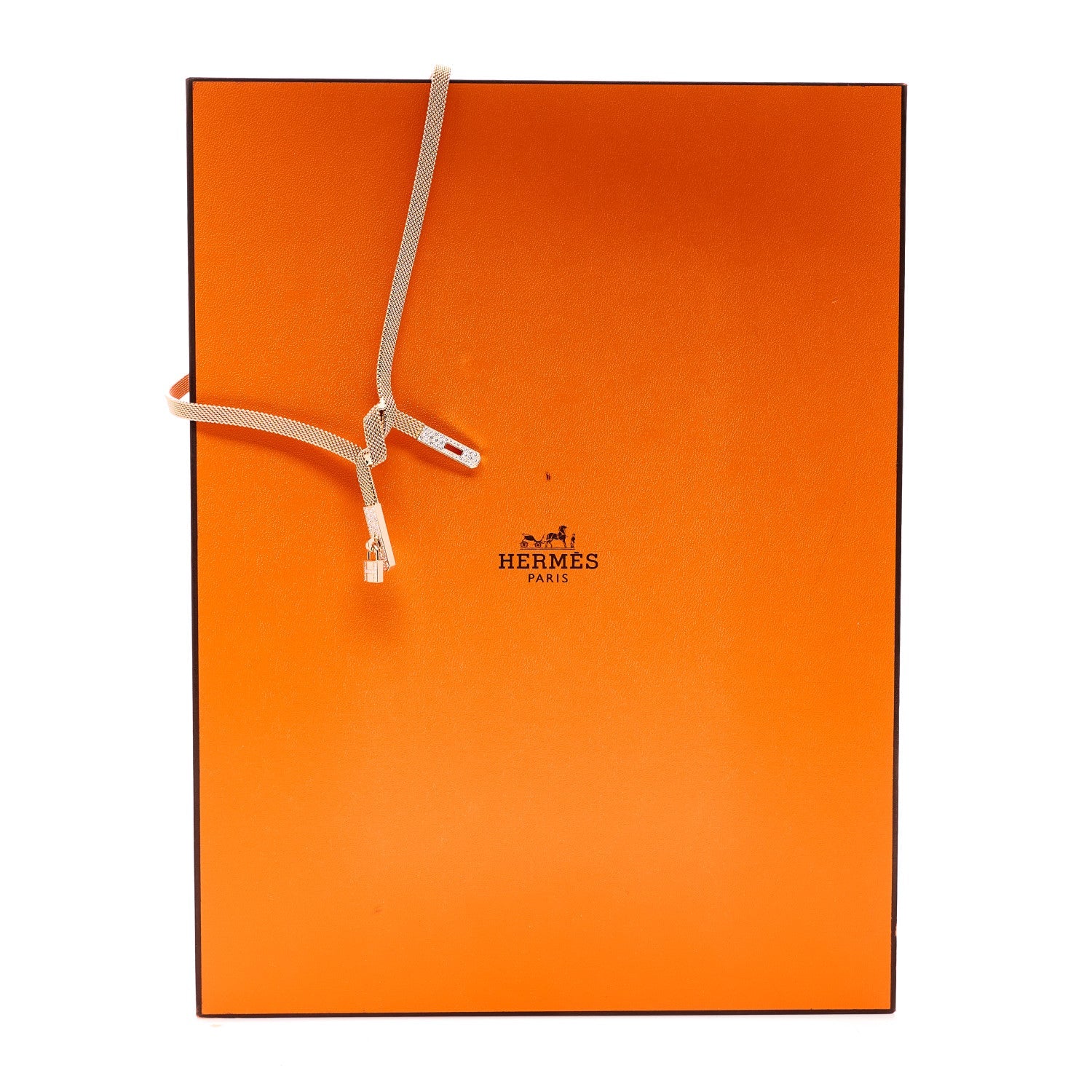 エルメス ケリー ガヴロッシュ ネックレス 18Kローズゴールド HERMES 18K ROSE GOLD DIAMOND KELLY GAVROCHE NECKLACE