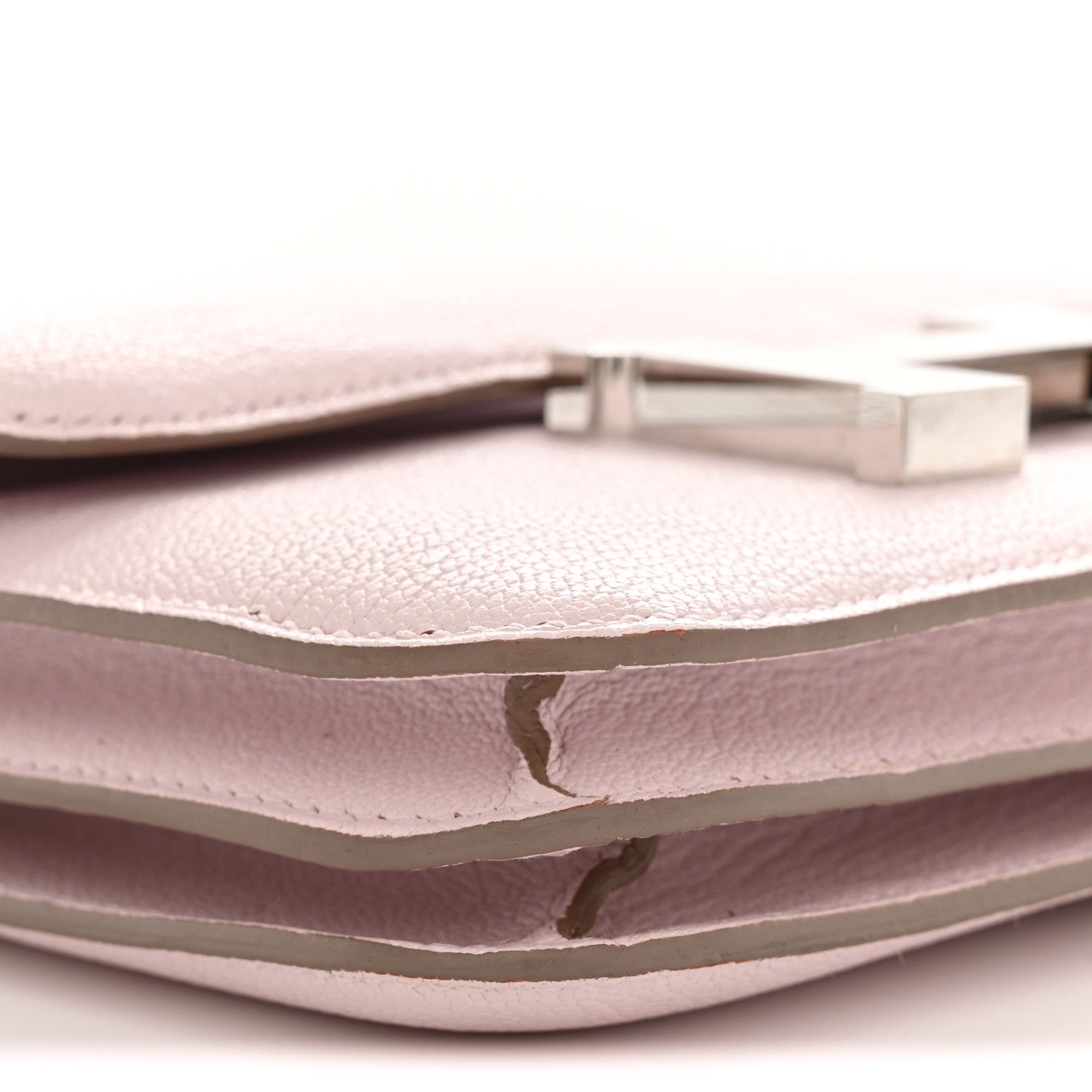 エルメス  ミニコンスタンス 18 Mauve Pale シェーブルミゾール シルバー金具 HERMES MINI CONSTANCE 18 MAUVE PALE CHEVRE MYSORE SILVER HARDWARE