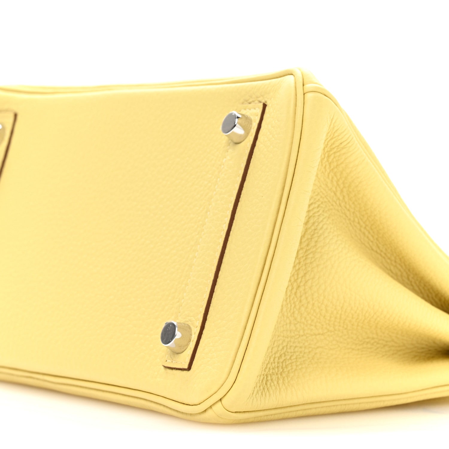 エルメス バーキン 25 Jaune Poussin トゴ シルバー金具 HERMES BIRKIN 25 JAUNE POUSSIN SILVER HARDWARE