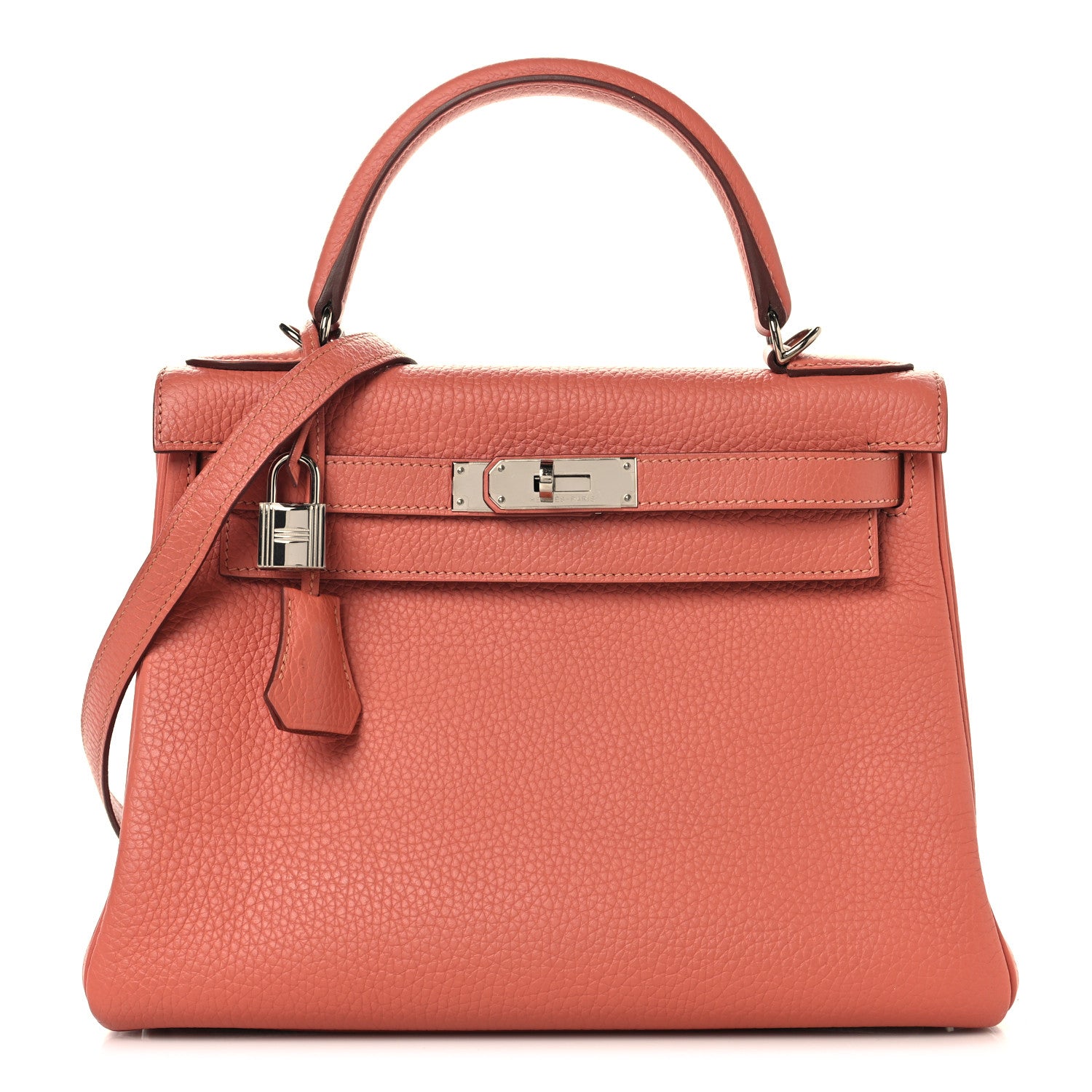 エルメス ケリー 28 内縫い Rose Thé トリヨンクレマンス シルバー金具 HERMES KELLY 28 RETOURNE ROSE THÉ TAURILLON CLEMENCE SILVER HARDWARE