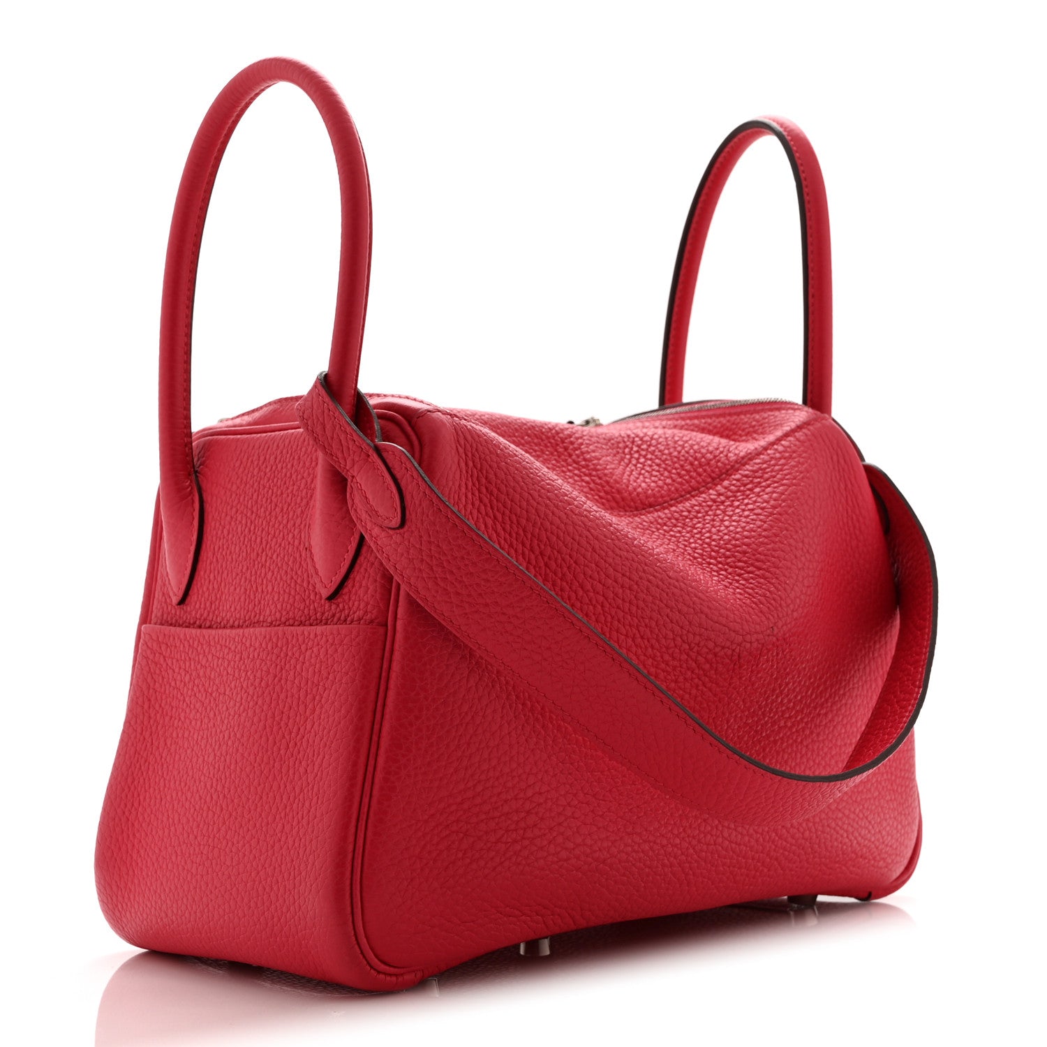 エルメス リンディ 26 Rose Extreme トリヨンクレマンス シルバー金具 HERMES LINDY 26 ROSE EXTREME TAURILLON CLEMENCE SILVER HARDWARE