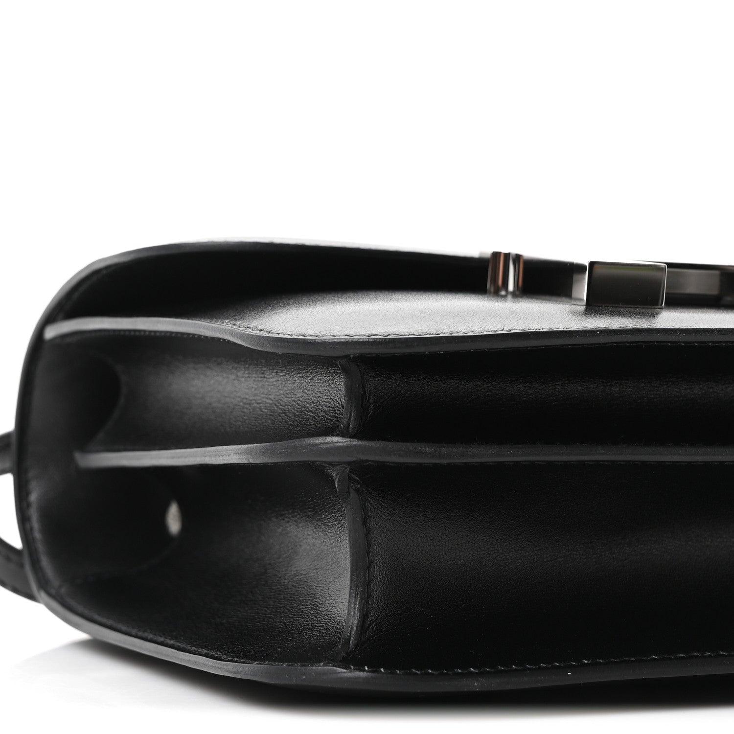 エルメス  ミニコンスタンス 18 Black ボックス シルバー金具 HERMES MINI CONSTANCE 18 BLACK BOX SILVER HARDWARE
