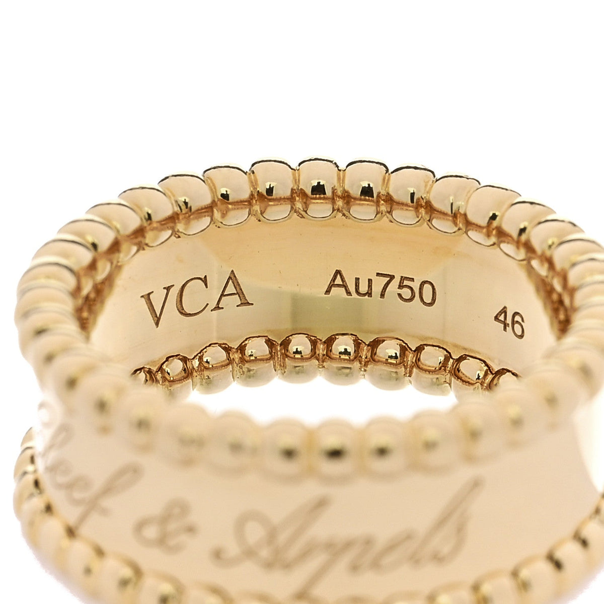 ヴァンクリーフ＆アーペル ペルレ リング 18K イエローゴールド VAN CLEEF & ARPELS PERLÉE RING 18K YELLOW GOLD