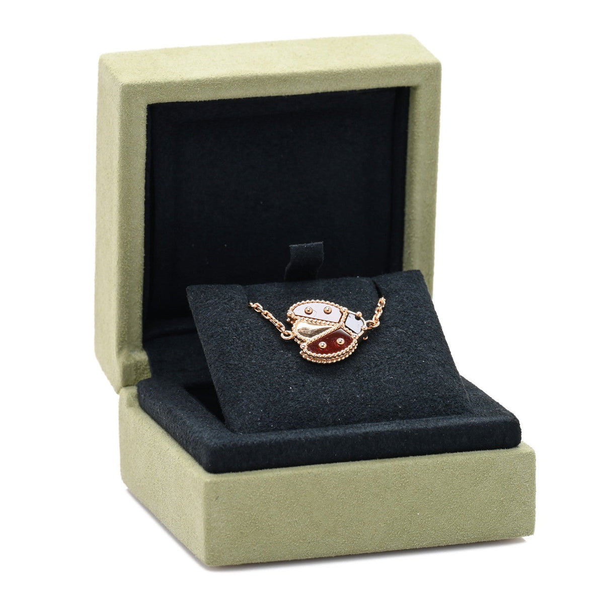 ヴァンクリーフ＆アーペル ラッキースプリング ブレスレット マルチカラー 18K ローズゴールド VAN CLEEF & ARPELS LUCKY SPRING BRACELET MULTICOLOR 18K ROSE GOLD