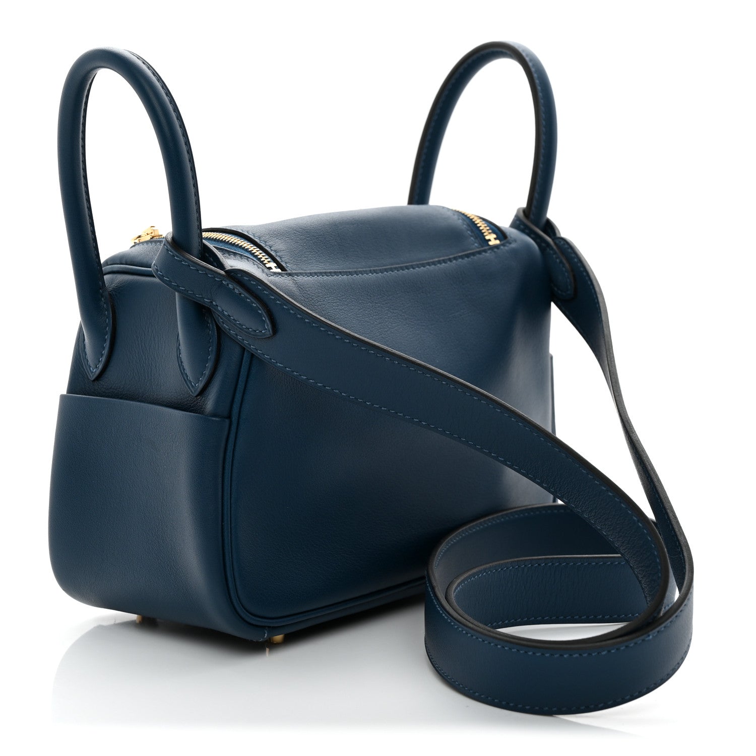エルメス リンディ 20 Deep Bleu スイフト ゴールド金具 HERMES LINDY 20 DEEP BLEU SWIFT GOLD HARDWARE