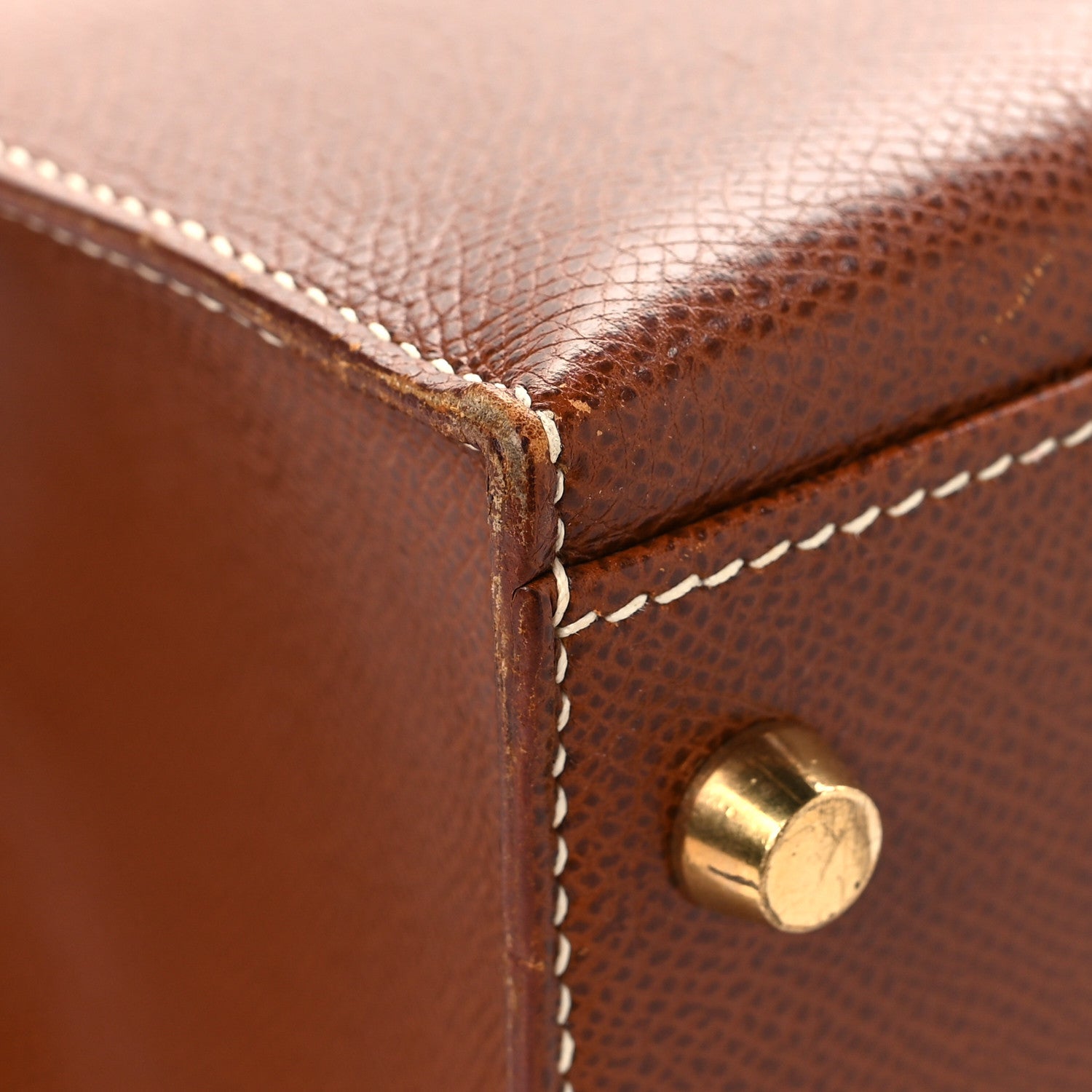 エルメス ケリー32 外縫い Noisette クシュベル ゴールド金具 HERMES KELLY32 SELLIER NOISETTE COURCHEVEL GOLD HARDWARE