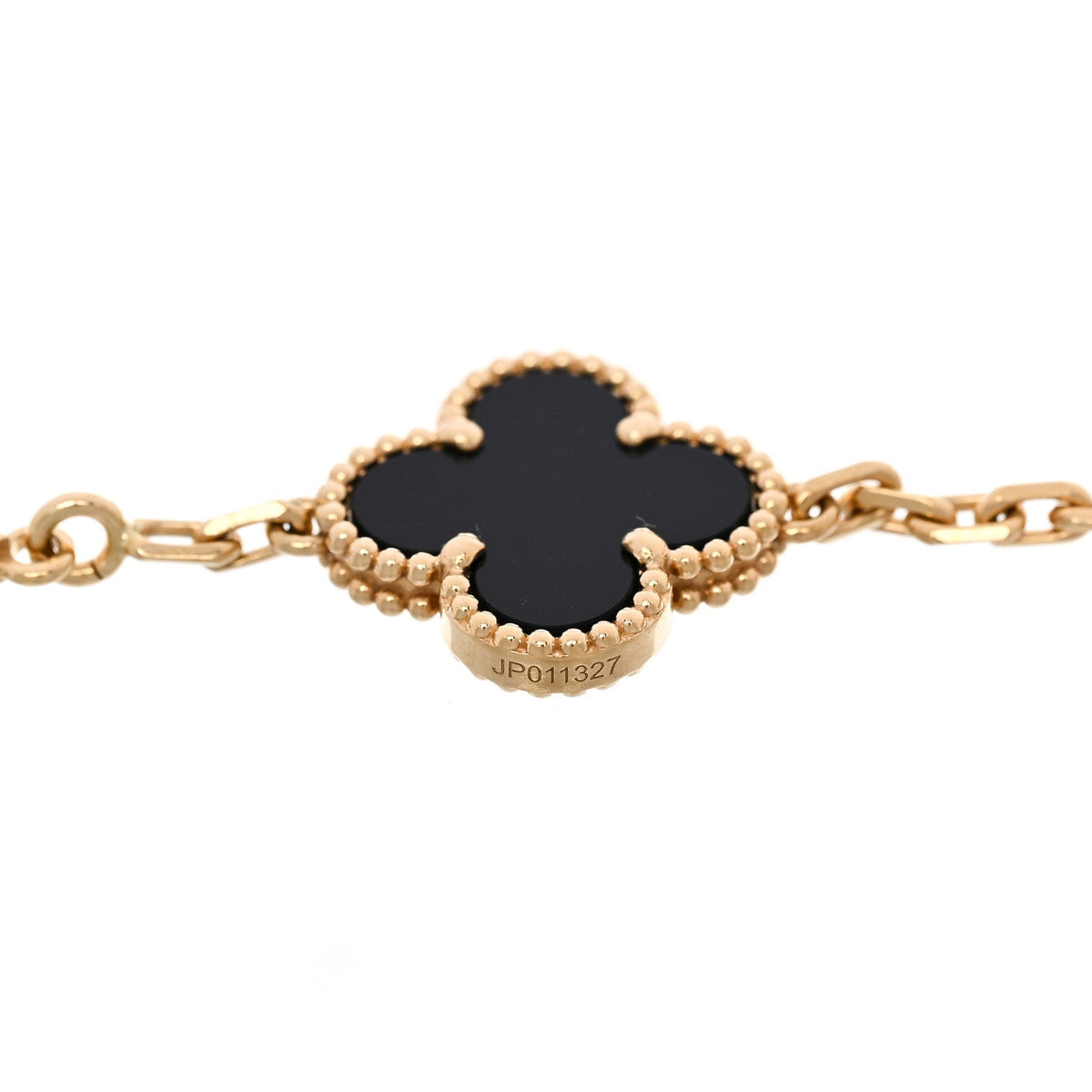 ヴァンクリーフ＆アーペル ヴィンテージアルハンブラ 5モチーフ ブレスレット ブラックオニキス 18K イエローゴールド VAN CLEEF & ARPELS VINTAGE ALHAMBRA 5 MOTIFS BRACELET BLACK ONYX 18K YELLOW GOLD