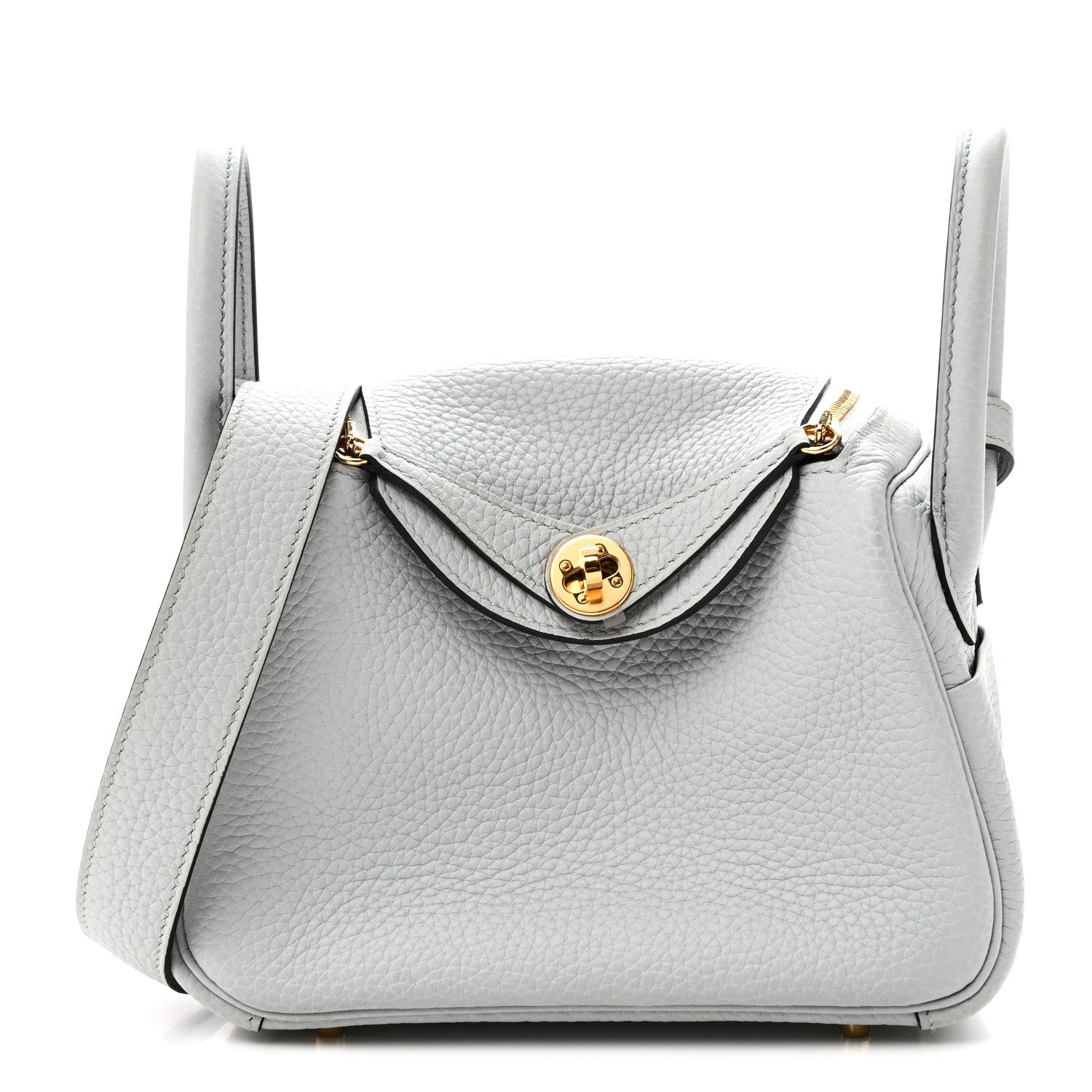 エルメス リンディ 20 Bleu Pale トリヨンクレマンス ゴールド金具 HERMES LINDY 20 BLEU PALE TAURILLON CLEMENCE GOLD HARDWARE