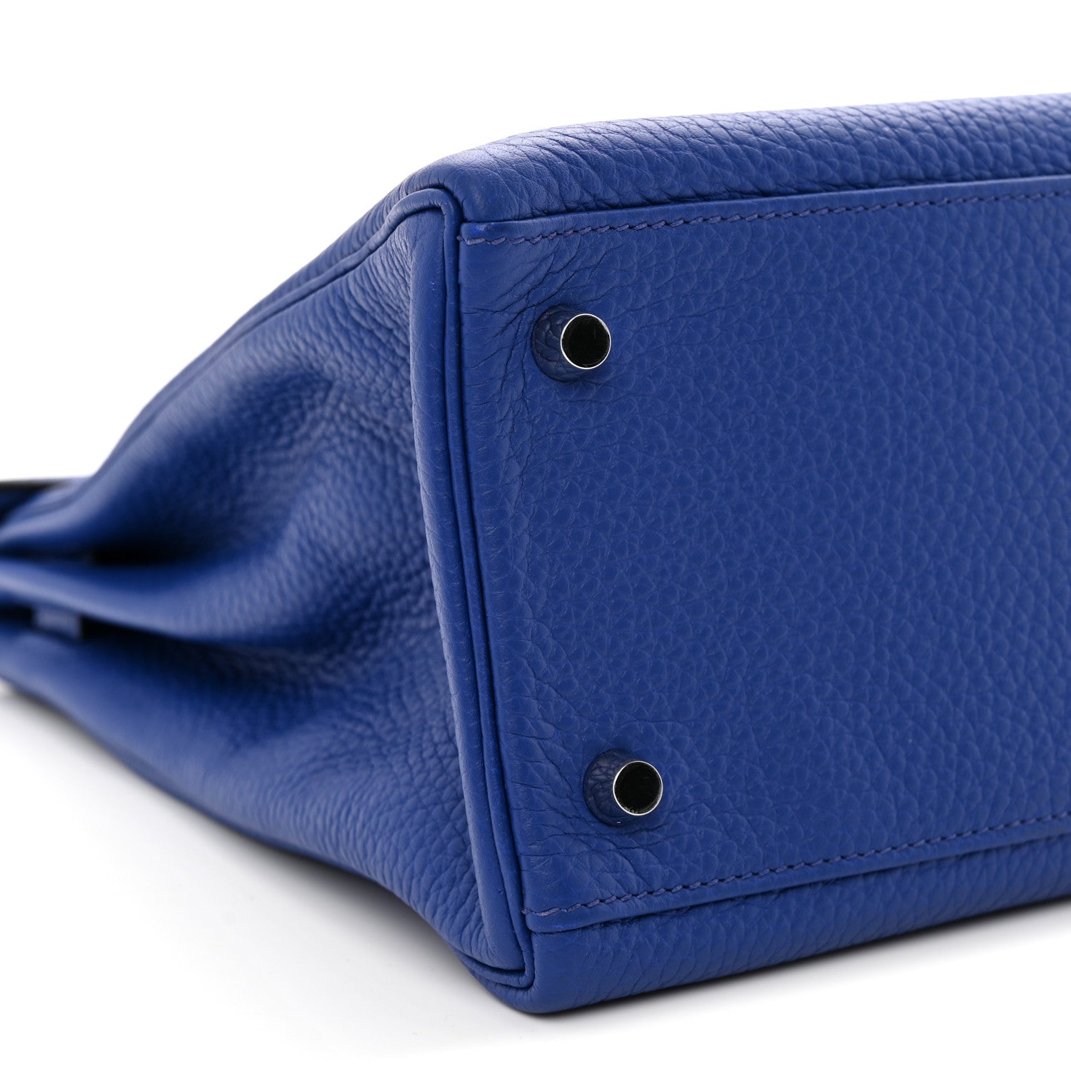 エルメス ケリー32 内縫い Bleu Electrique トリヨンクレマンス シルバー金具 HERMES KELLY32 RETOURNE BLEU ELECTRIQUE TAURILLON CLEMENCE SILVER HARDWARE