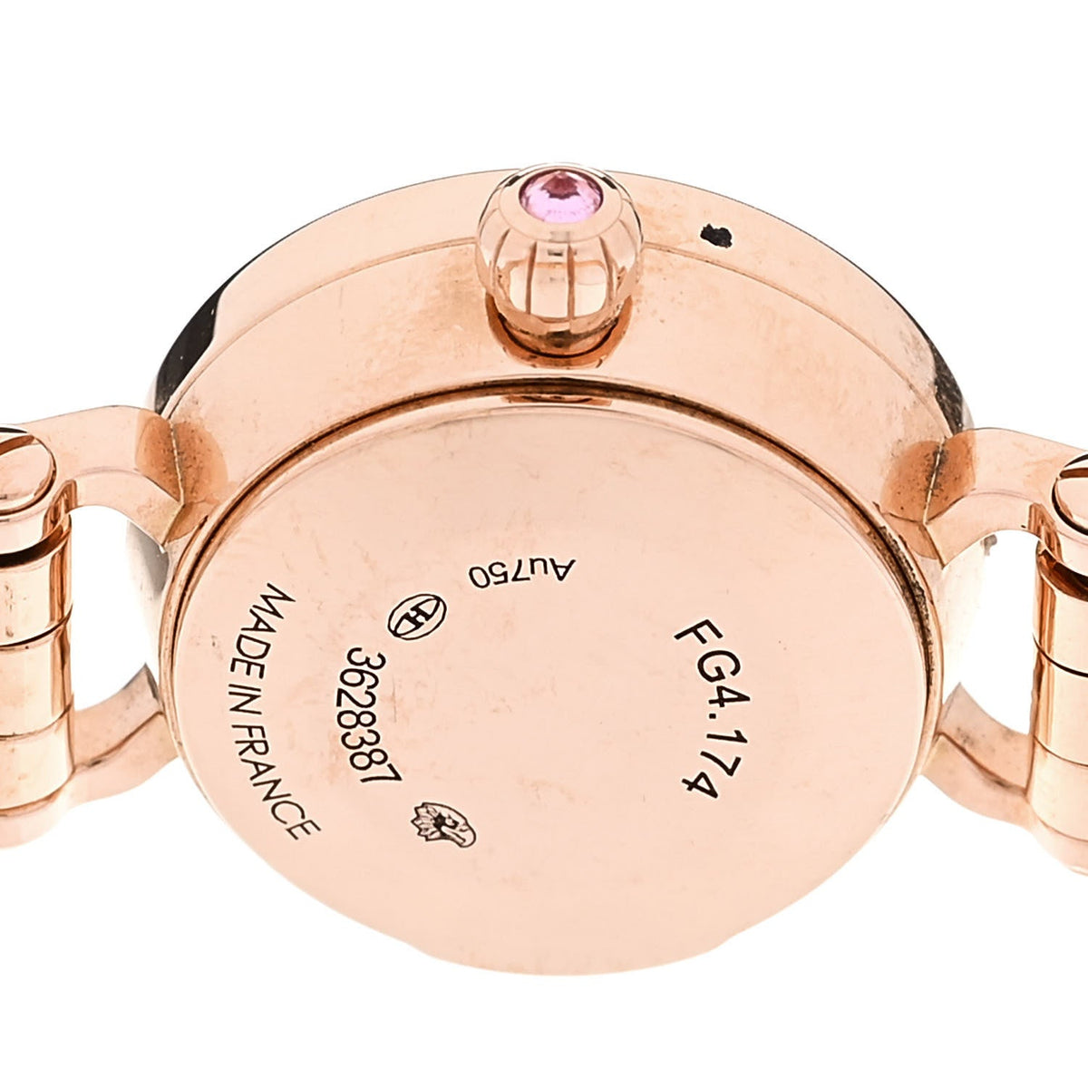 エルメス フォーブル クォーツウォッチ 16mm 18K ローズゴールド Diamond Pink Sapphire HERMES FAUBOURG QUARTZ WATCH 16MM 18K ROSE GOLD DIAMOND PINK SAPPHIRE