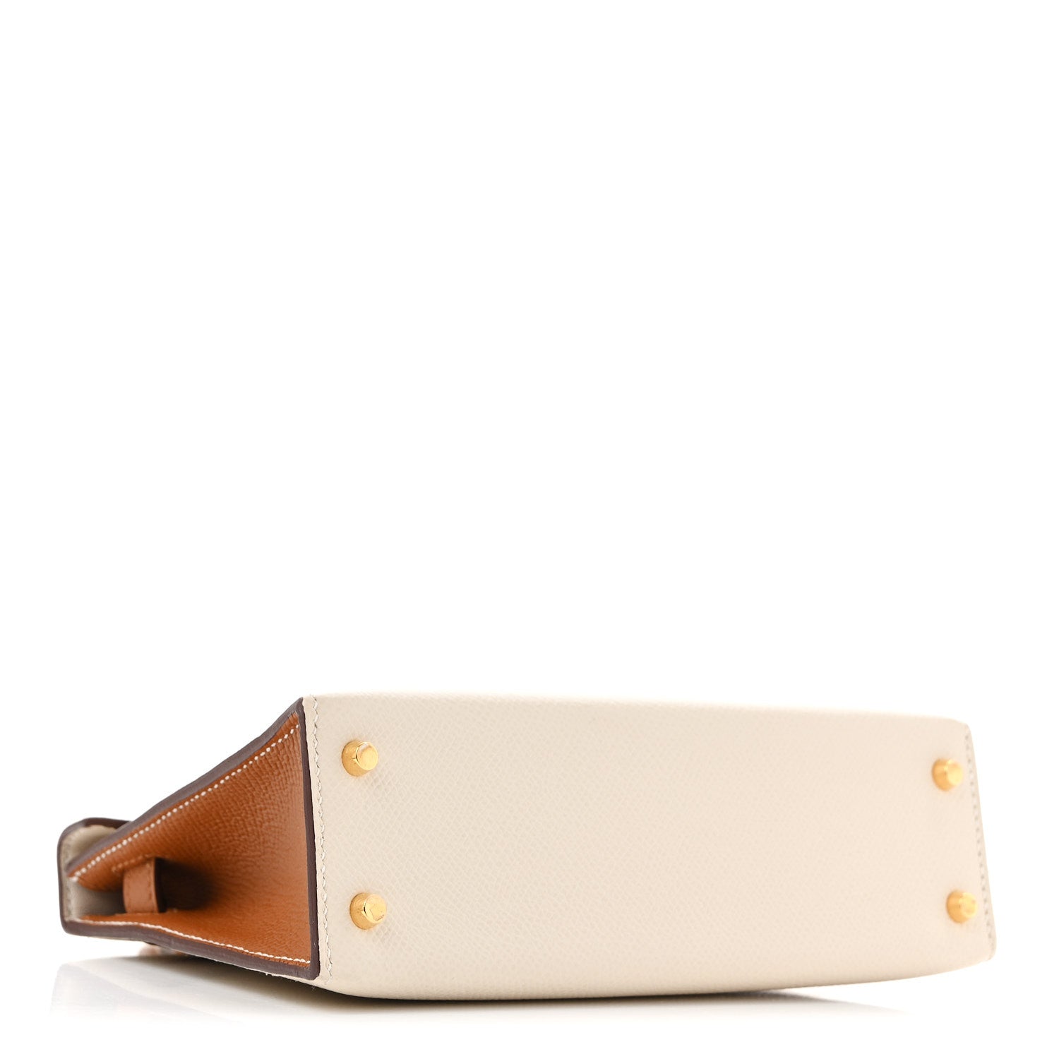 エルメス ミニケリー 20 HSS パーソナルオーダー 外縫い Craie Gold エプソン ゴールド金具 HERMES MINI KELLY 20 HSS PERSONAL ORDER SELLIER CRAIE GOLD EPSOM GOLD HARDWARE