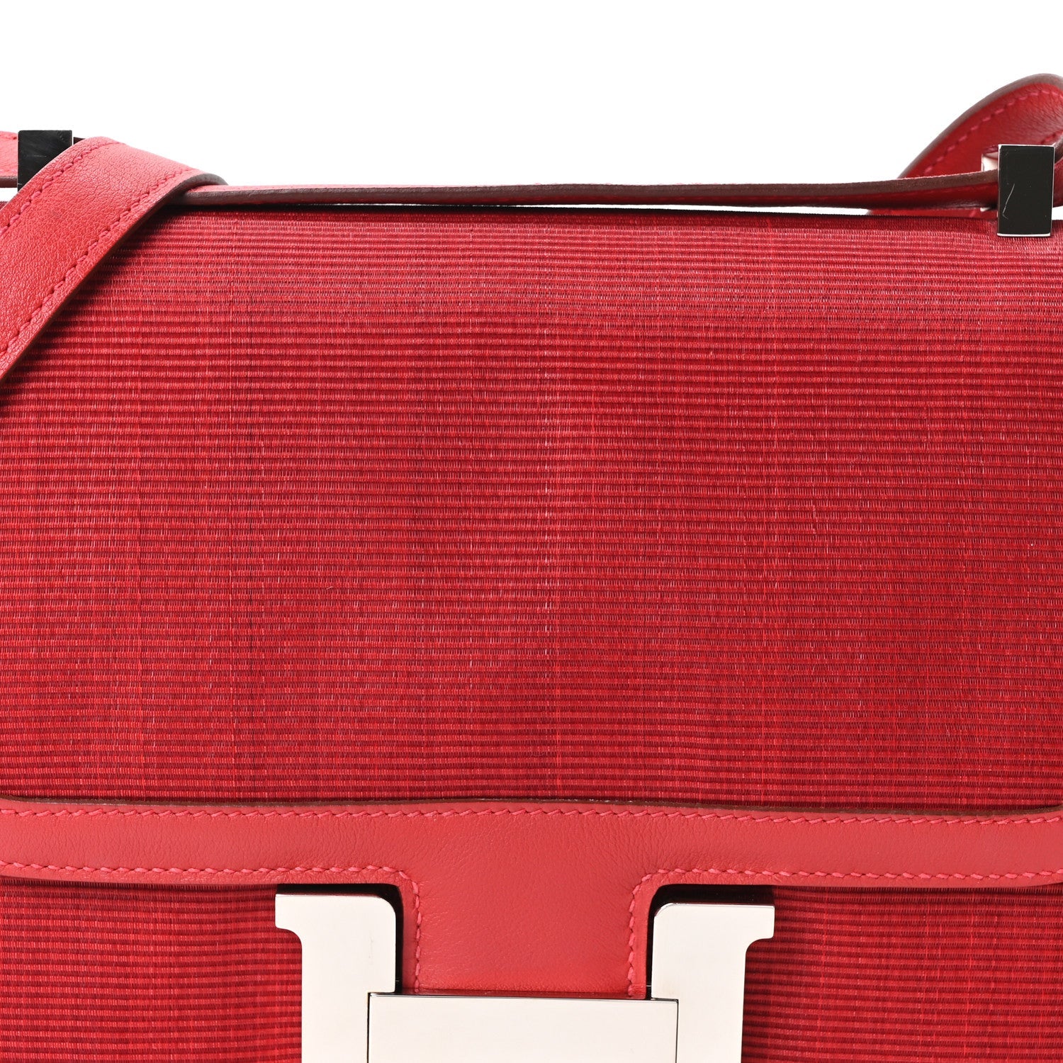 エルメス コンスタンス 24 Rouge Casaque スイフト シルバー金具 HERMES CONSTANCE 24 ROUGE CASAQUE SWIFT SILVER HARDWARE