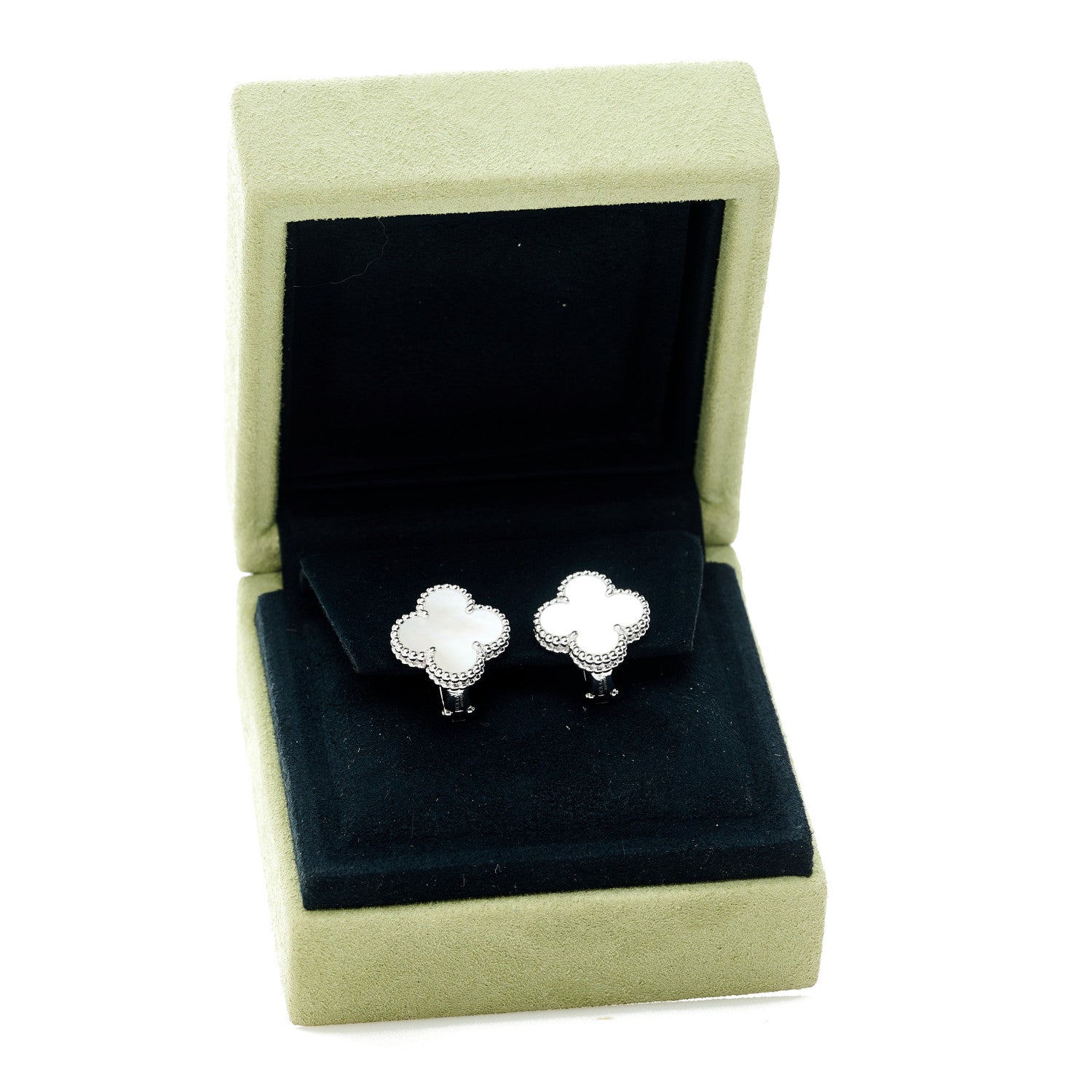 ヴァンクリーフ＆アーペル ヴィンテージアルハンブラ ピアス ブラックオニキス 18K イエローゴールド VAN CLEEF & ARPELS VINTAGE ALHAMBRA EARRINGS BLACK ONYX 18K YELLOW GOLD