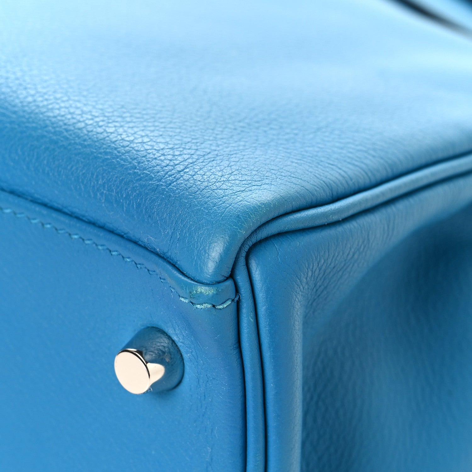 エルメス ケリー32 内縫い Bleu Zanzibar トゴ シルバー金具 HERMES KELLY32 RETOURNE BLEU ZANZIBAR TOGO SILVER HARDWARE