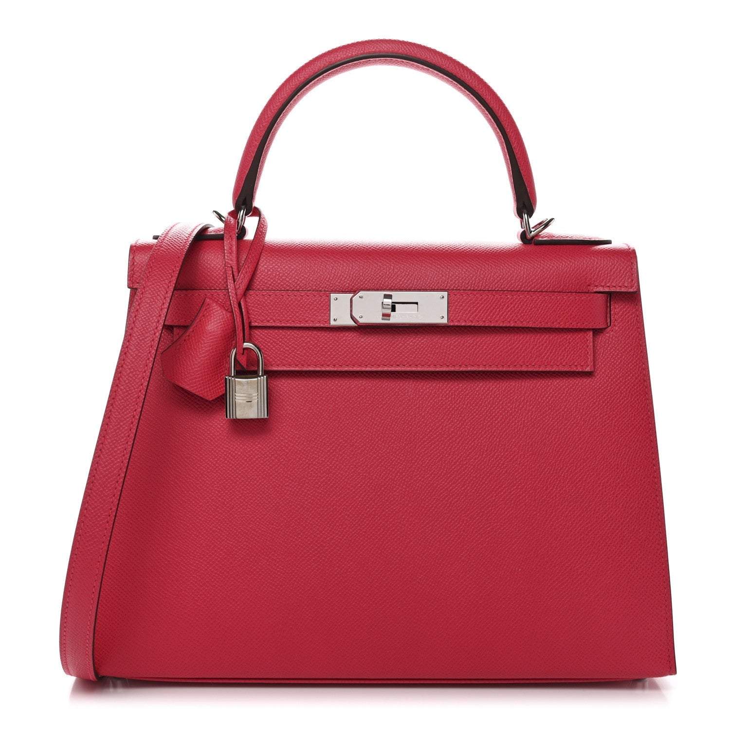 エルメス ケリー 28 外縫い Rose Extreme エプソン シルバー金具 HERMES KELLY 28 SELLIER ROSE EXTREME EPSOM SILVER HARDWARE
