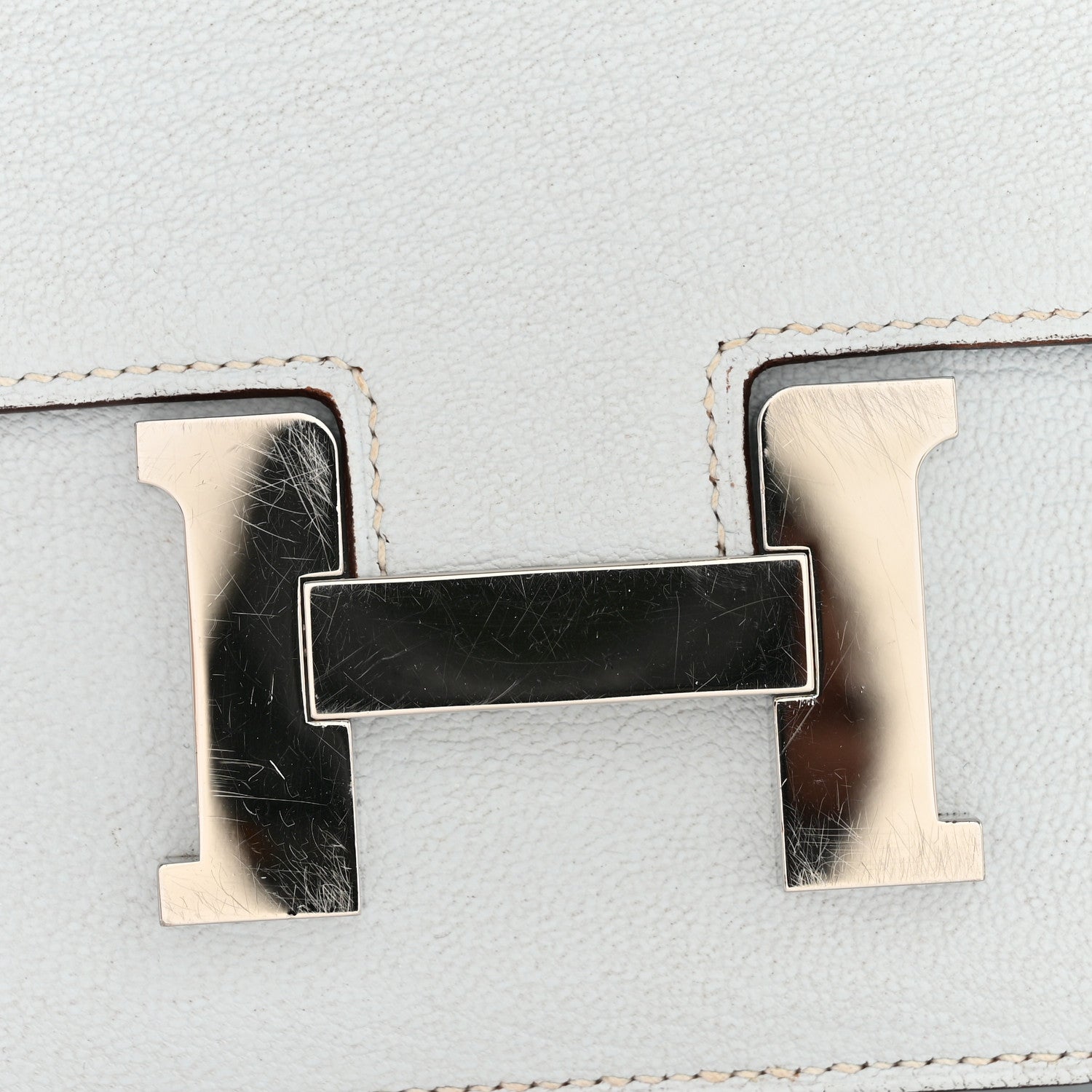 エルメス ミニコンスタンス 18 Bleu Brume シェーブルミゾール シルバー金具 HERMES MINI CONSTANCE 18 BLEU BRUME CHEVRE MYSORE SILVER HARDWARE