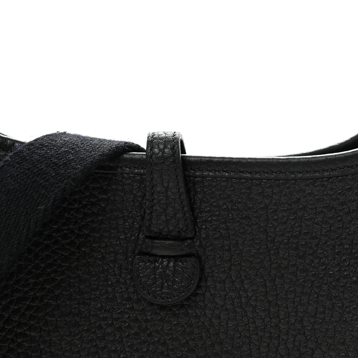 エルメス ミニエヴリン TPM Black トリヨンクレマンス シルバー金具 HERMES MINI EVELYNE TPM BLACK TAURILLON CLEMENCE SILVER HARDWARE