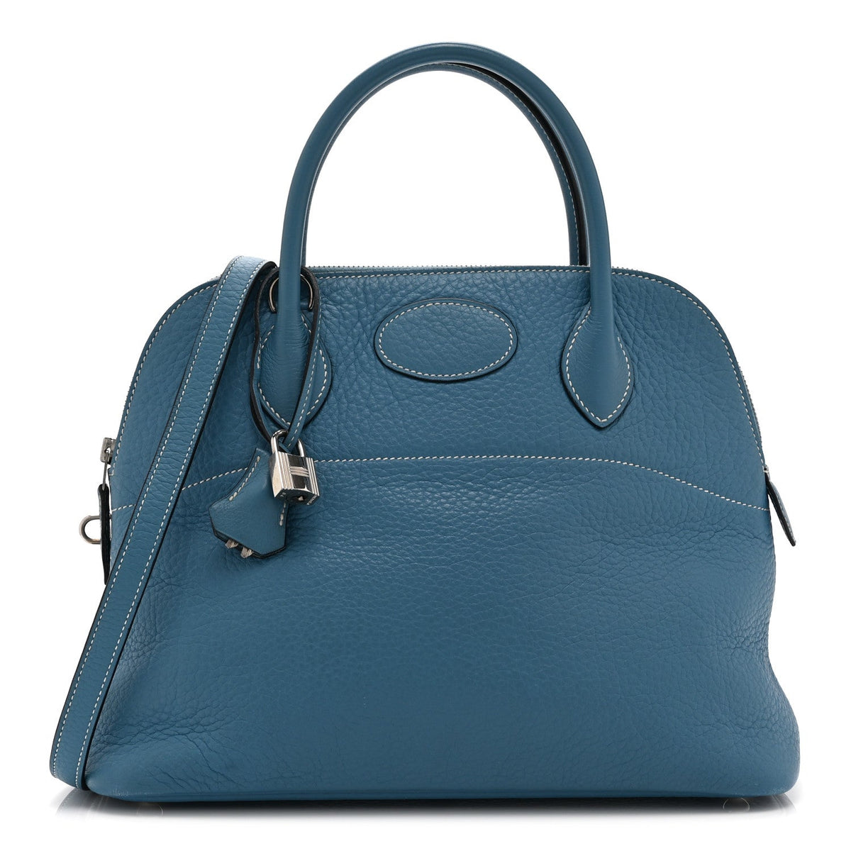エルメス ボリード 31 Bleu Jean トリヨンクレマンス シルバー金具 HERMES BOLIDE 31 BLEU JEAN TAURILLON CLEMENCE SILVER HARDWARE