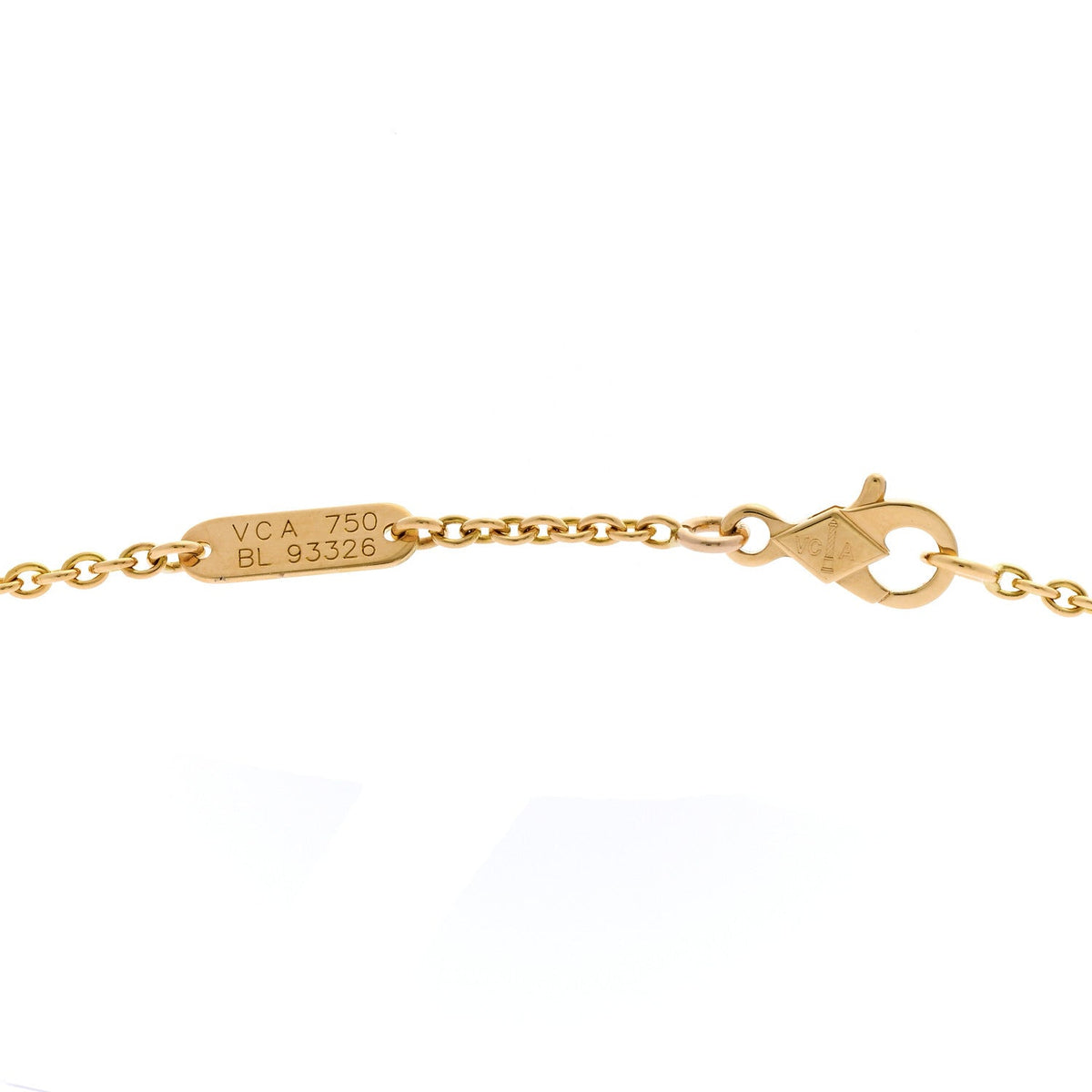 ヴァンクリーフ＆アーペル ピュアアルハンブラ ペンダントネックレス マザーオブパール 18K イエローゴールド VAN CLEEF & ARPELS PURE ALHAMBRA PENDANT NECKLACE MOTHER OF PEARL 18K YELLOW GOLD