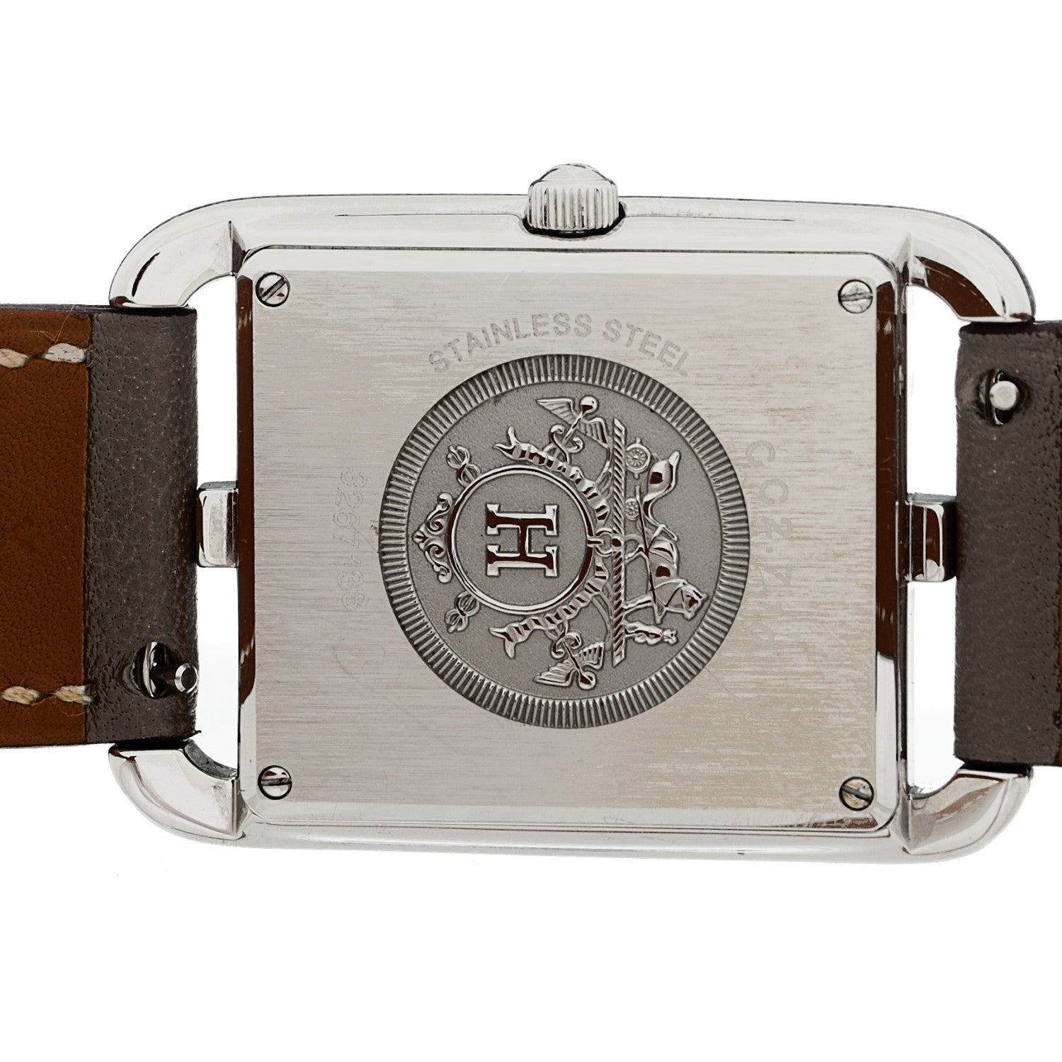 エルメス ケープコッド クォーツウォッチ 29mm ステンレス Etoupe スイフト