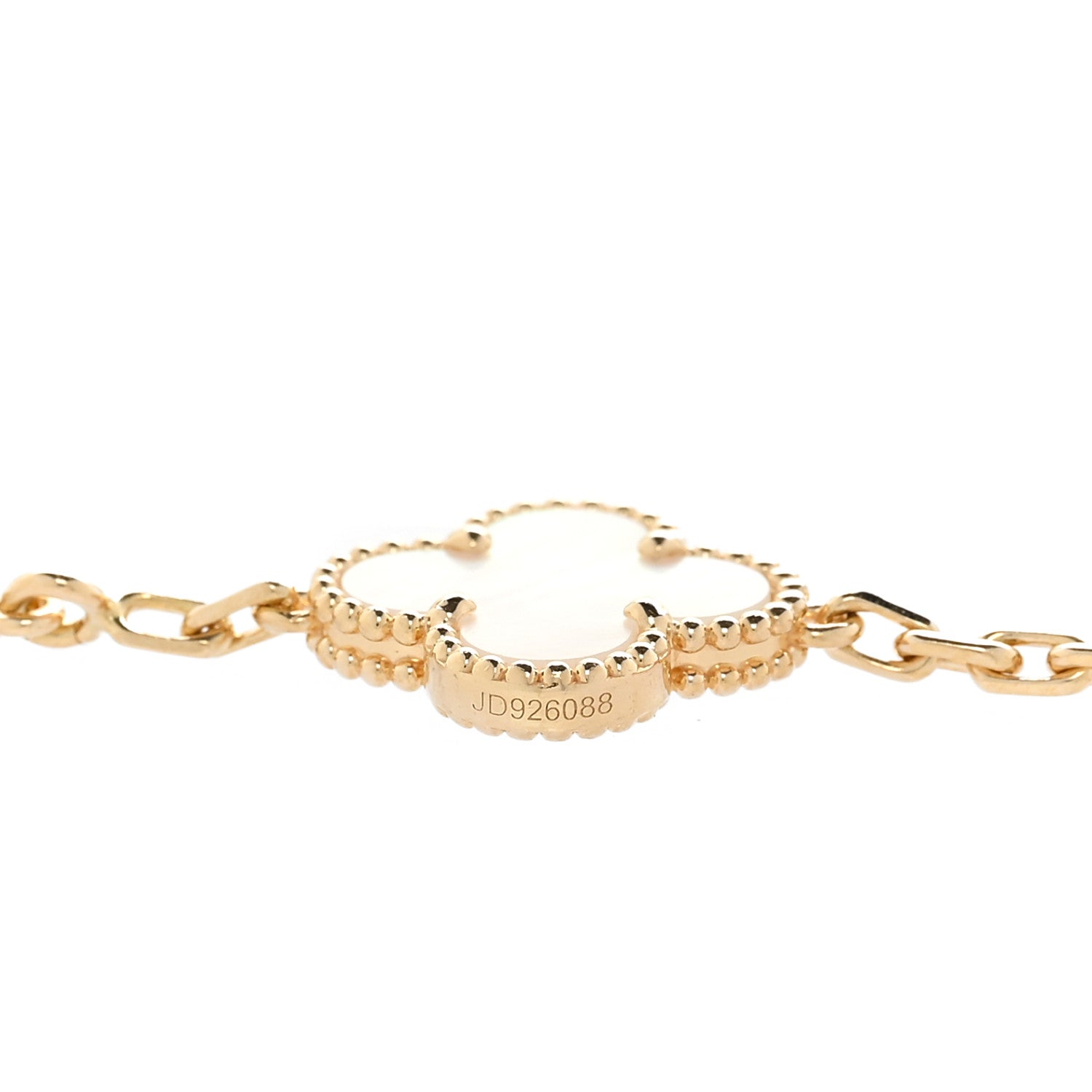 ヴァンクリーフ＆アーペル ヴィンテージアルハンブラ 10モチーフ ネックレス マザーオブパール 18K イエローゴールド VAN CLEEF & ARPELS VINTAGE ALHAMBRA 10 MOTIFS NECKLACE MOTHER OF PEARL 18K YELLOW GOLD