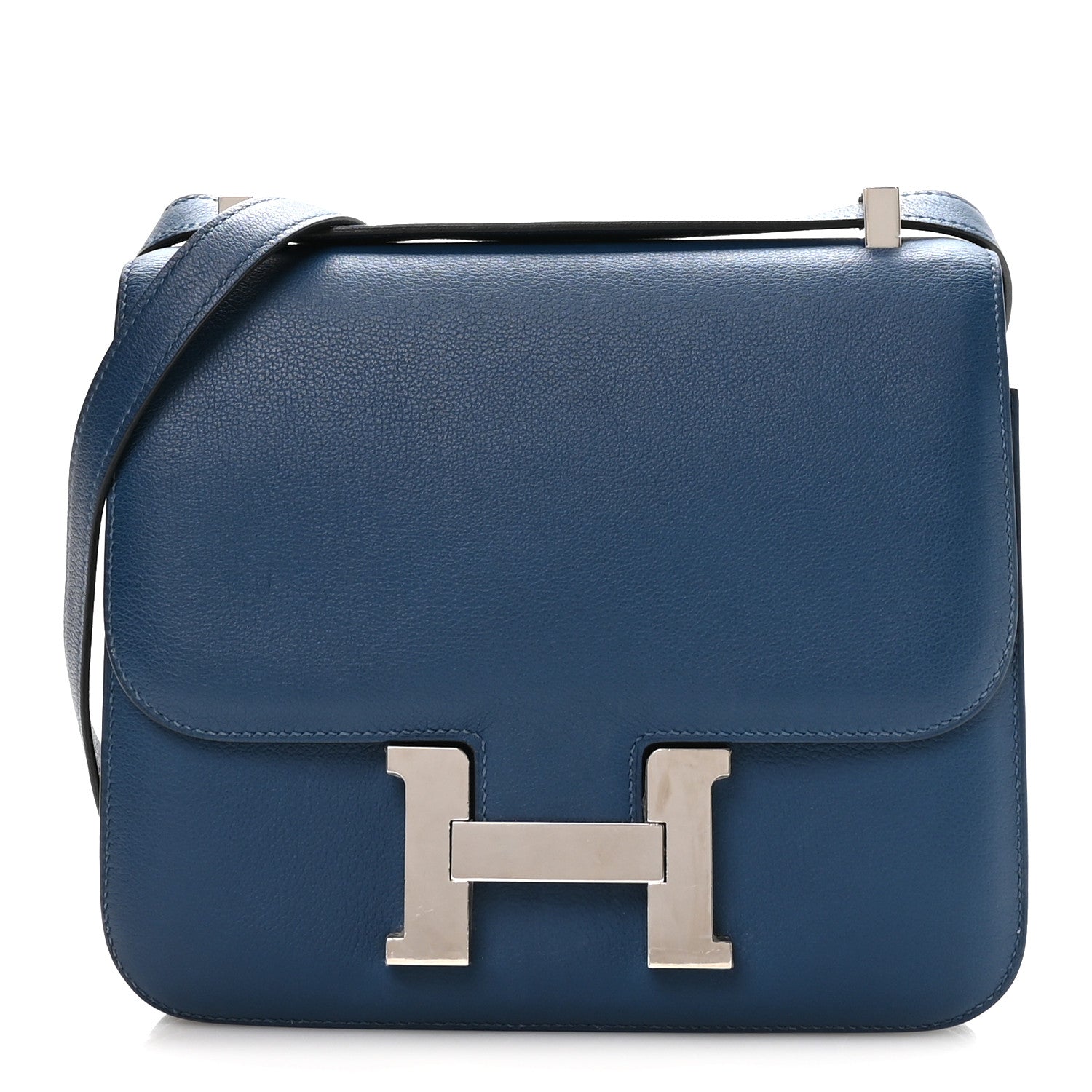エルメス コンスタンス 24 Deep Bleu エバーカラー シルバー金具 HERMES CONSTANCE 24 DEEP BLEU EVERCOLOR SILVER HARDWARE