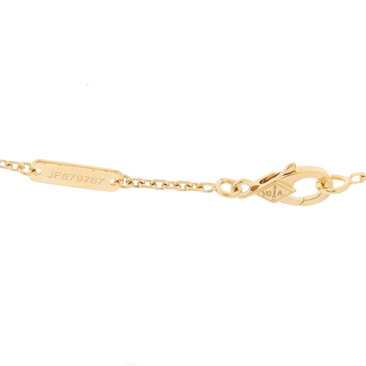 ヴァンクリーフ＆アーペル ヴィンテージアルハンブラ ペンダントネックレス ギョーシェ 18K イエローゴールド VAN CLEEF & ARPELS VINTAGE ALHAMBRA PENDANT NECKLACE GUILLOCHÉ 18K YELLOW GOLD