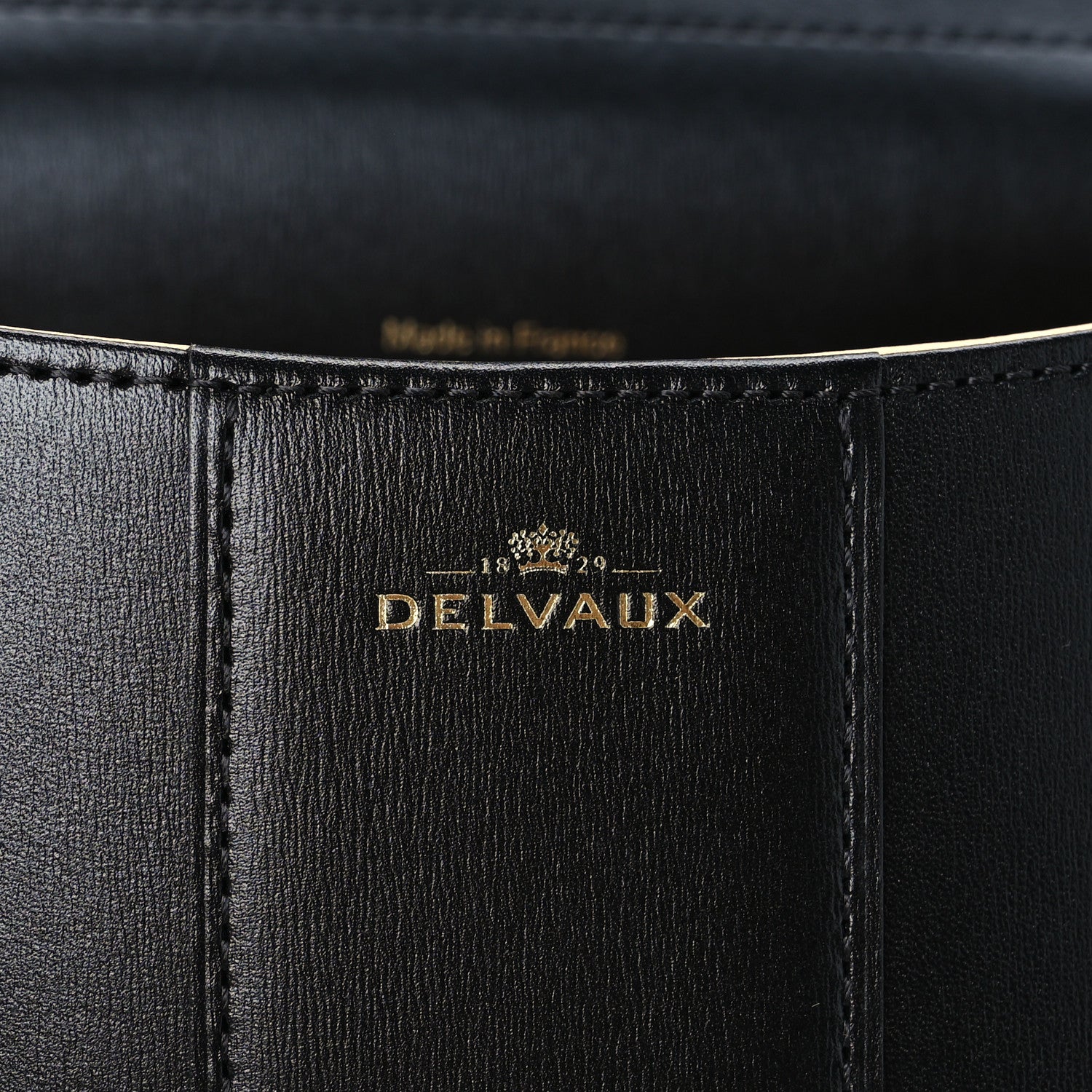 デルヴォー ブリヨン ミニ ショルダーバッグ Black ボックスカーフスキン シルバー金具 DELVAUX BRILLANT MINI SHOULDER BAG BLACK BOX CALFSKIN SILVER HARDWARE
