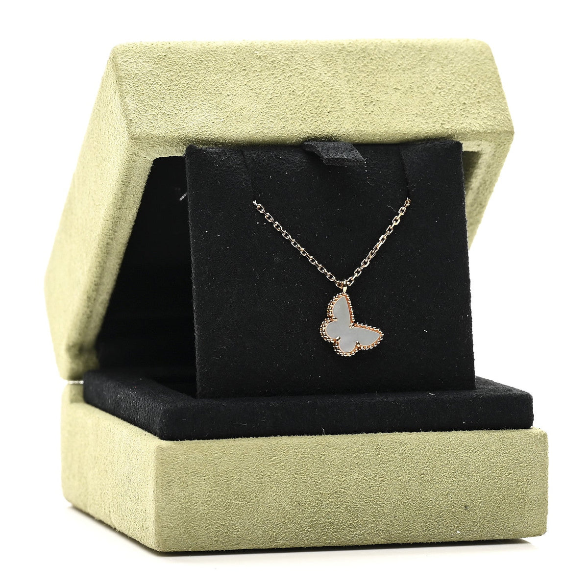 ヴァンクリーフ＆アーペル スウィートアルハンブラ ペンダントネックレス マザーオブパール 18K イエローゴールド VAN CLEEF & ARPELS SWEET ALHAMBRA PENDANT NECKLACE MOTHER OF PEARL 18K YELLOW GOLD
