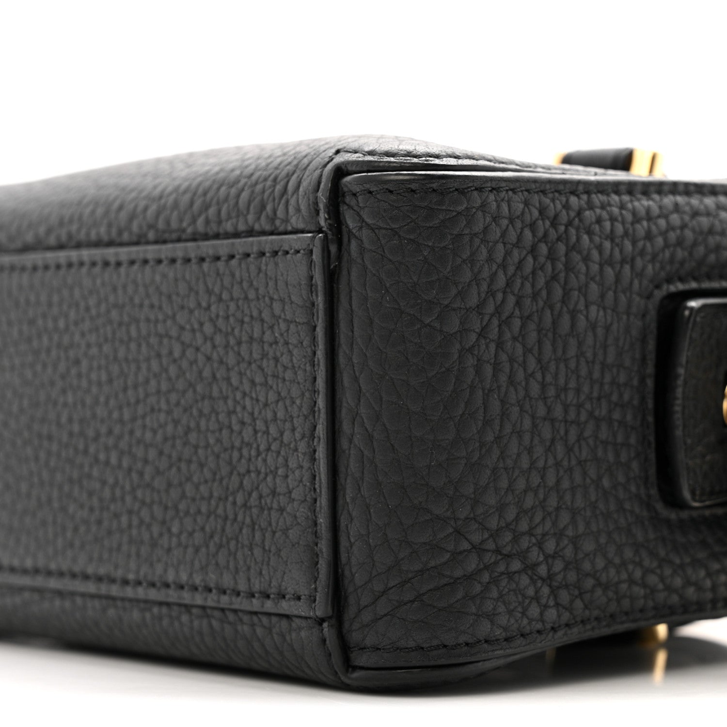 デルヴォー ナノ Black トリヨンソフト ゴールド金具 DELVAUX NANO BLACK TAURILLON SOFT GOLD HARDWARE